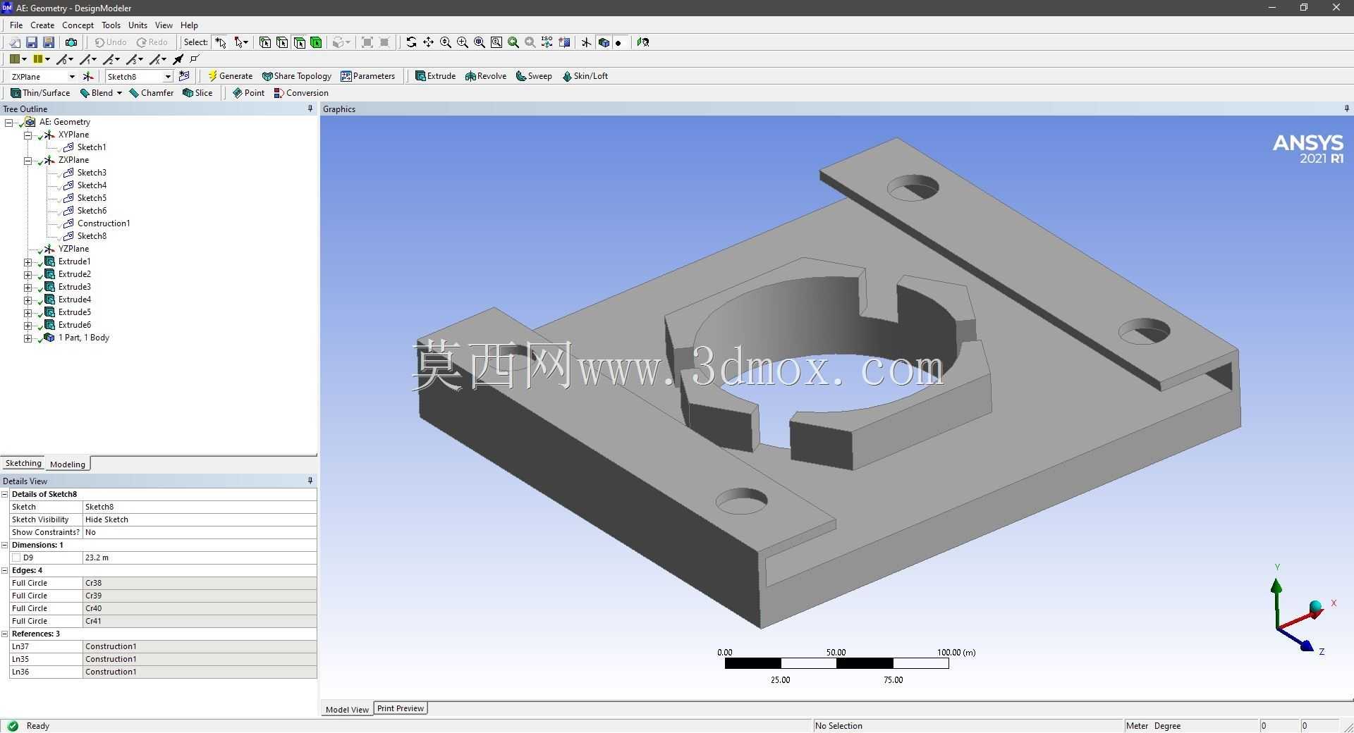 Modele 3D �� ANSYS Designer Modeler ��ʵ��