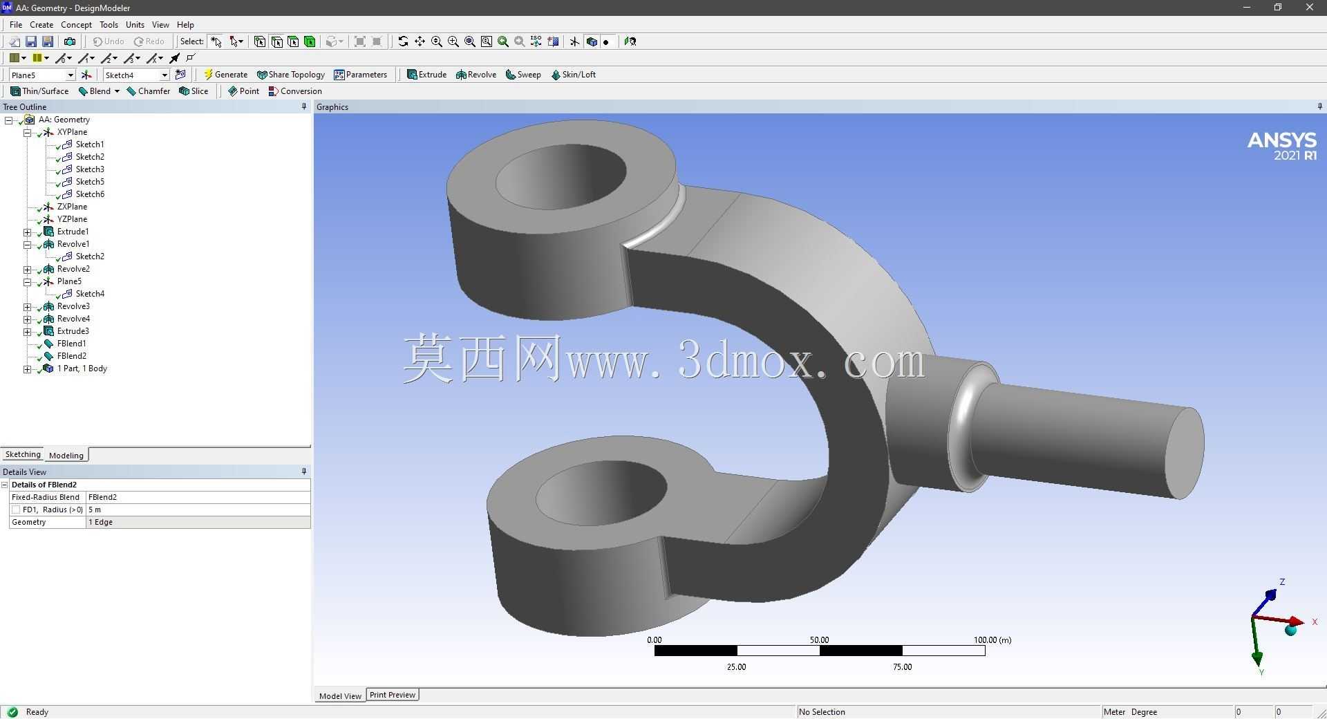 Modele 3D �� ANSYS Designer Modeler ��ʵ��
