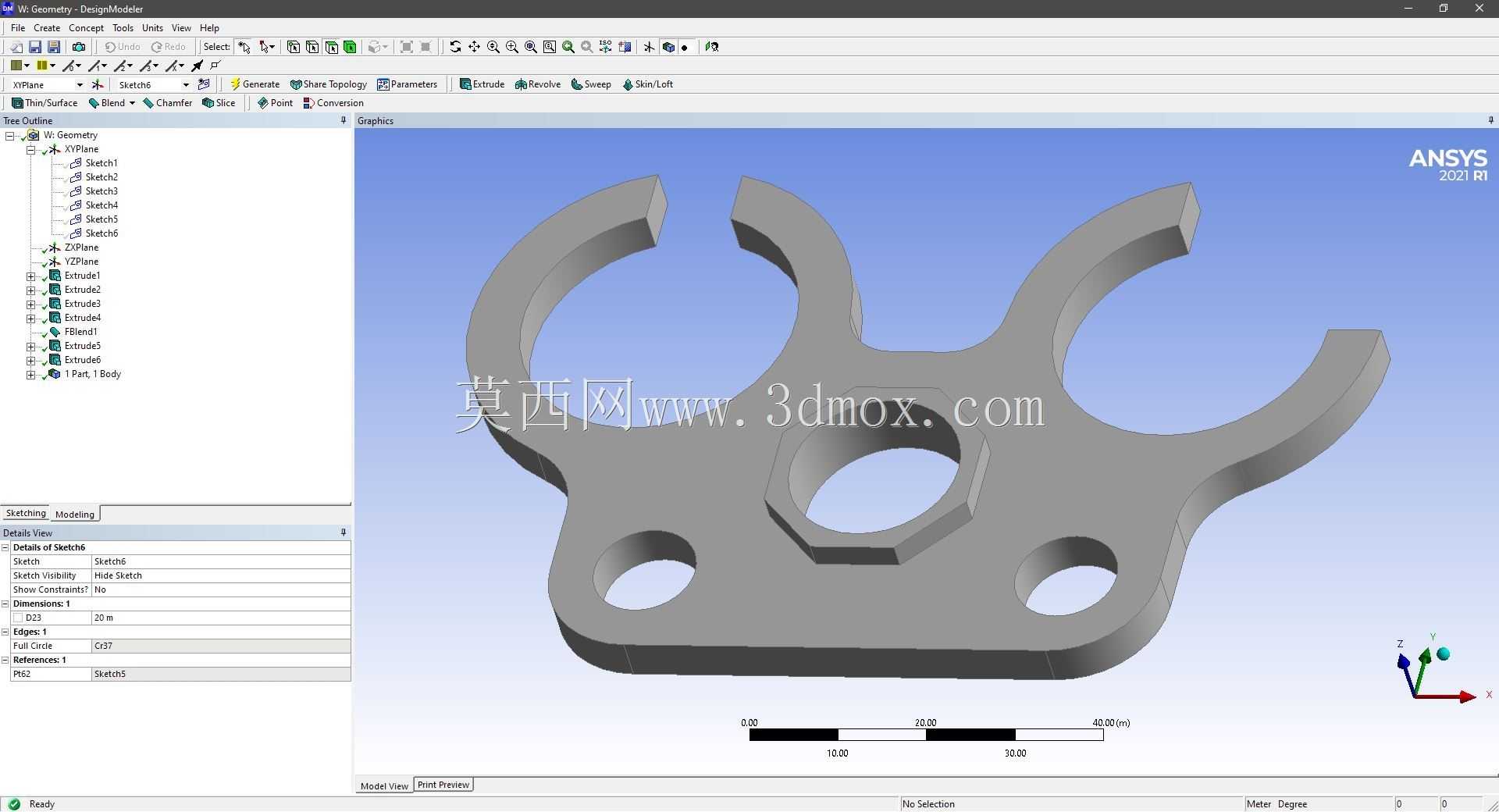 Modele 3D �� ANSYS Designer Modeler ��ʵ��
