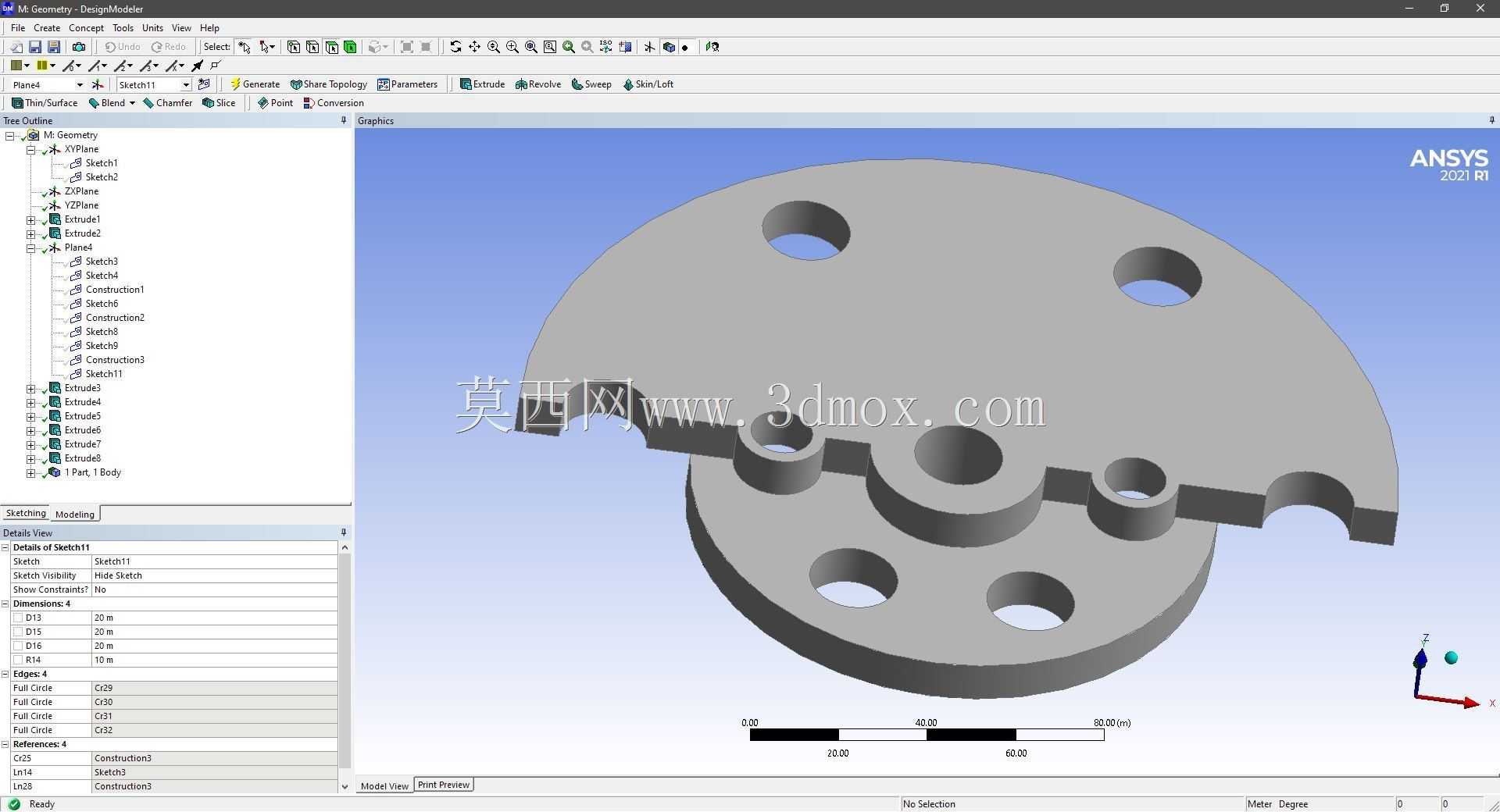 Modele 3D �� ANSYS Designer Modeler ��ʵ��