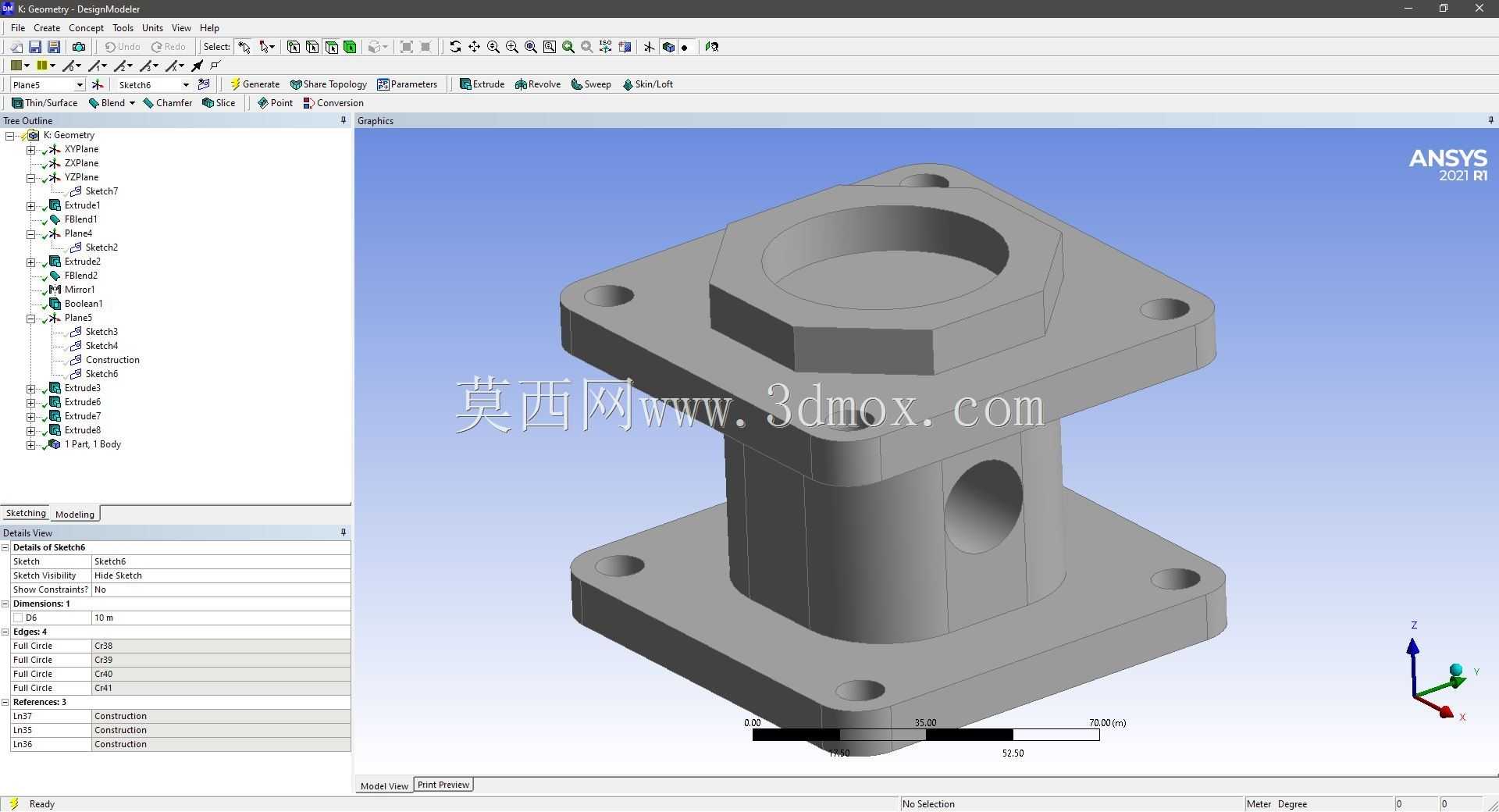 Modele 3D �� ANSYS Designer Modeler ��ʵ��