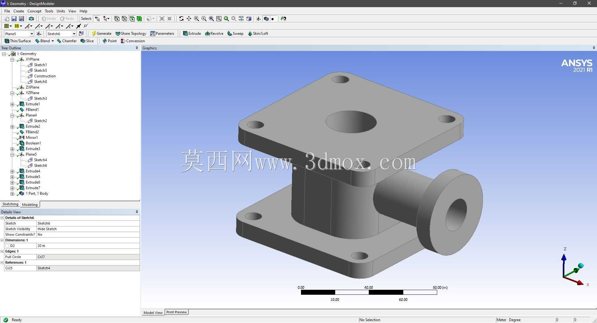 Modele 3D �� ANSYS Designer Modeler ��ʵ��