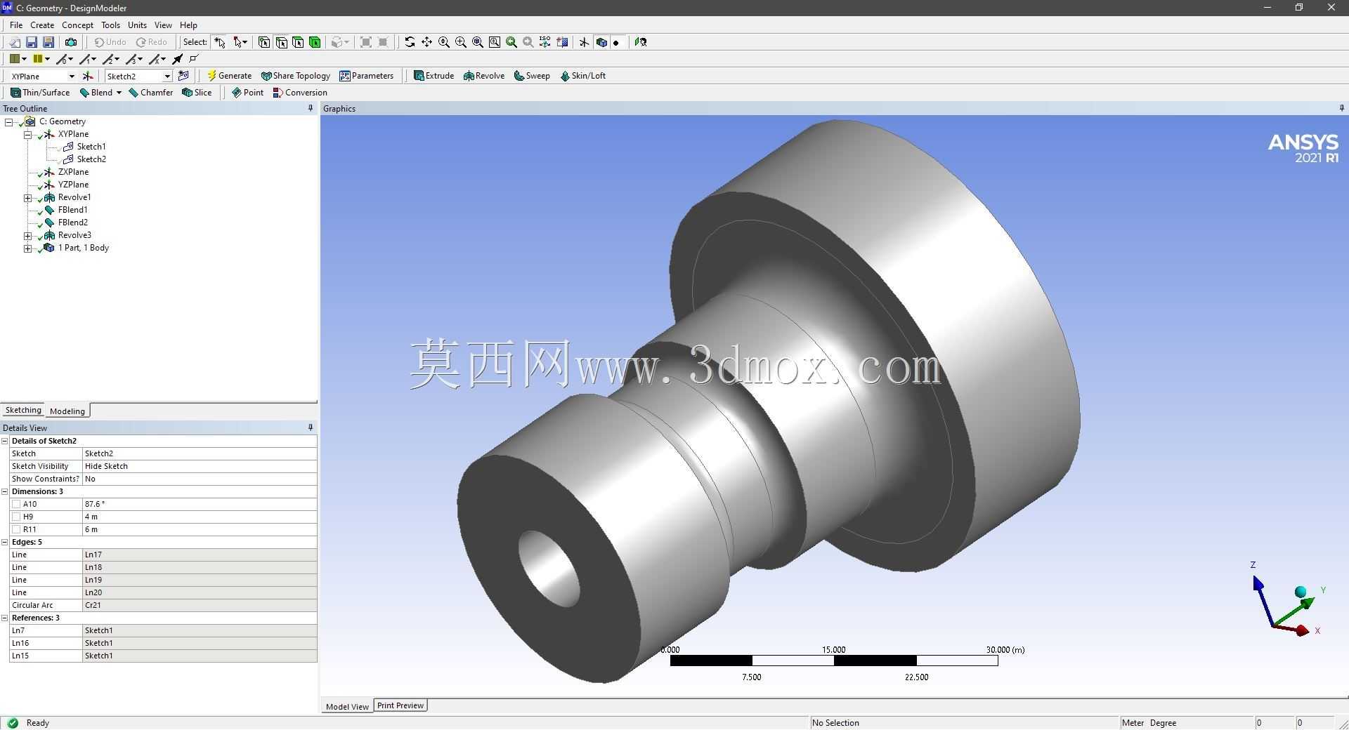 Modele 3D �� ANSYS Designer Modeler ��ʵ��