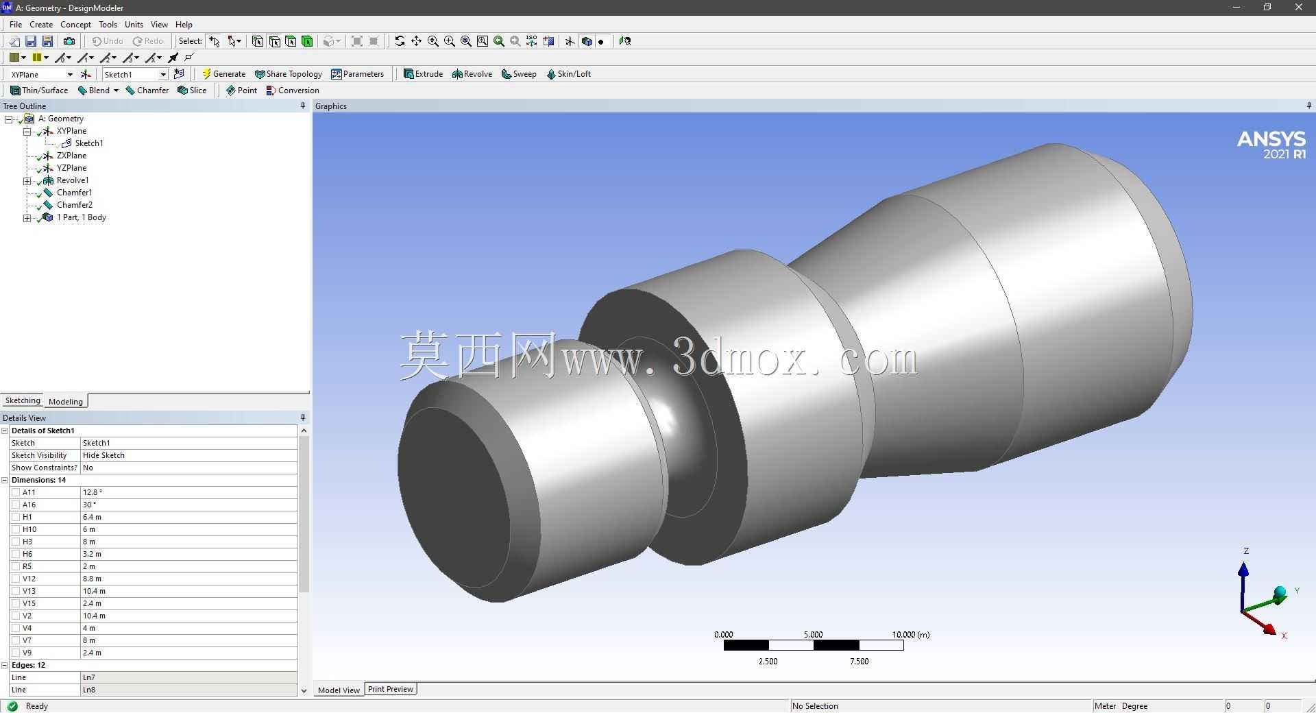 Modele 3D �� ANSYS Designer Modeler ��ʵ��
