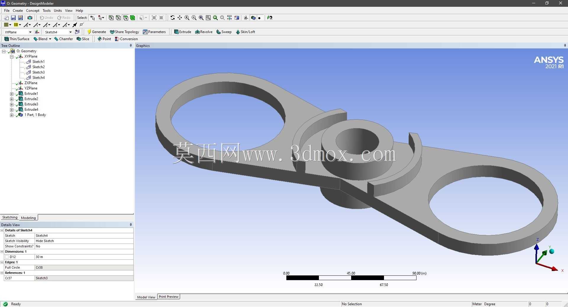 Modele 3D �� ANSYS Designer Modeler ��ʵ��