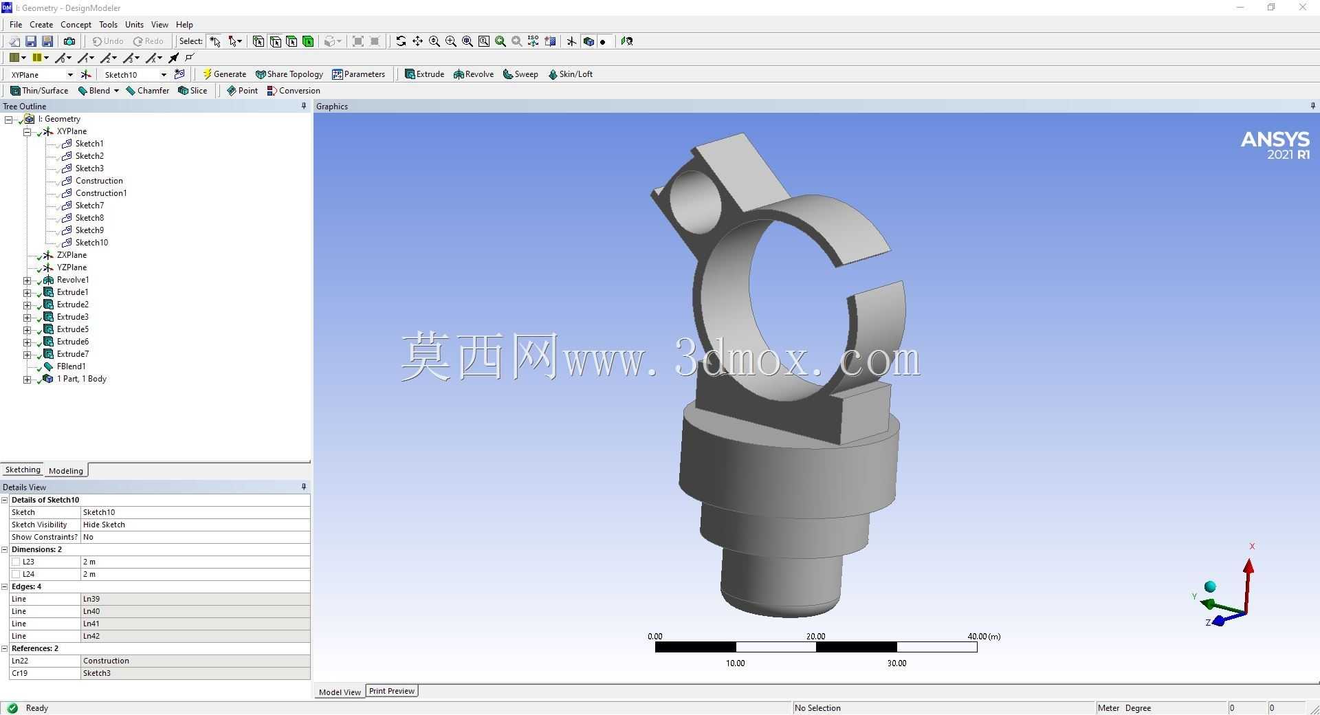 Modele 3D �� ANSYS Designer Modeler ��ʵ��