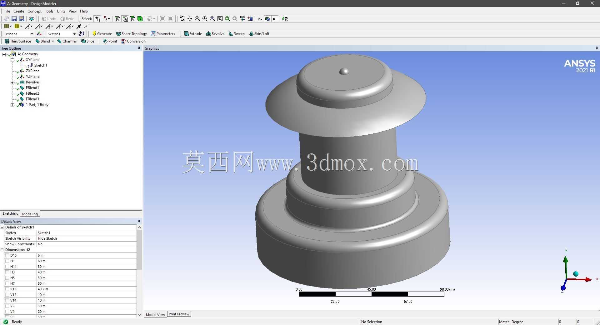 Modele 3D �� ANSYS Designer Modeler ��ʵ��