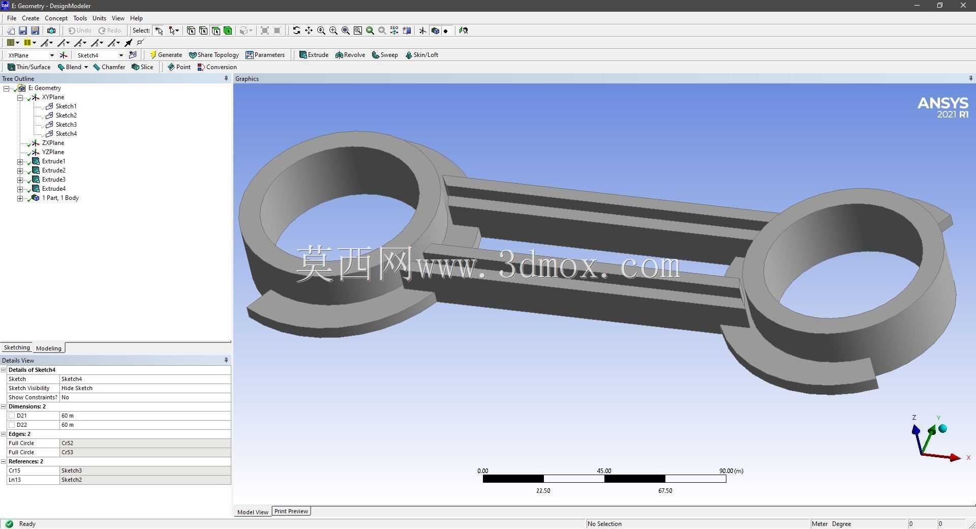 Modele 3D �� ANSYS Designer Modeler ��ʵ��