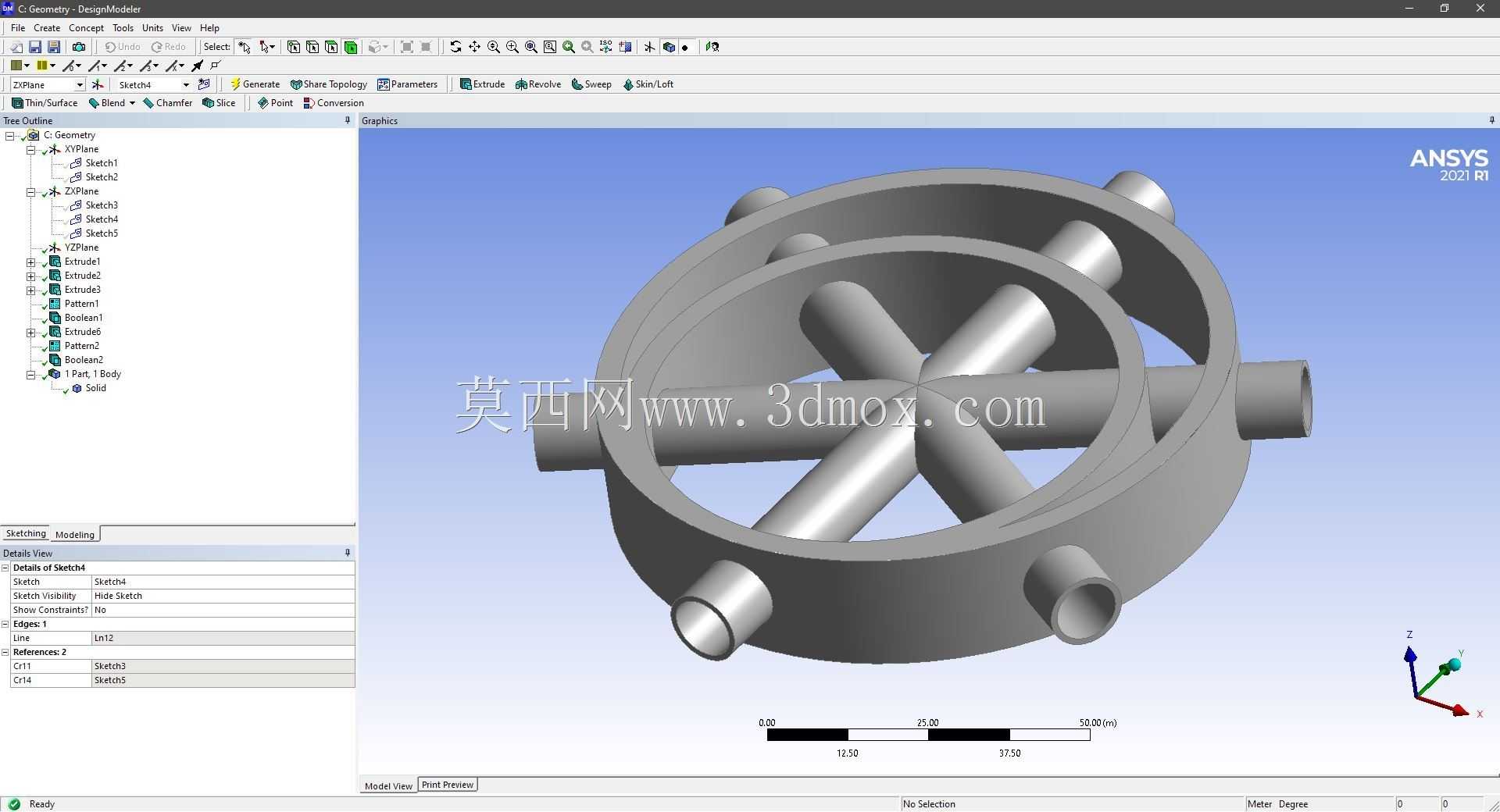 Modele 3D �� ANSYS Designer Modeler ��ʵ��