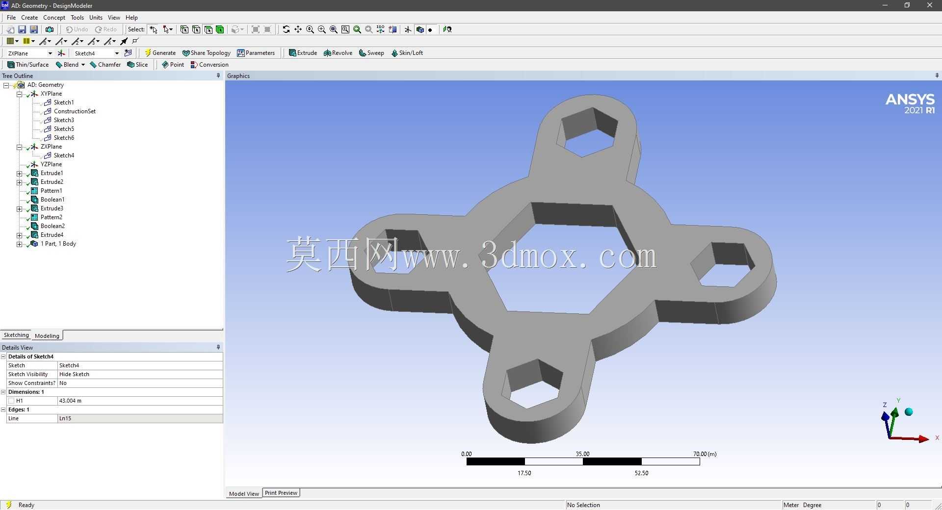 Modele 3D �� ANSYS Designer Modeler ��ʵ��