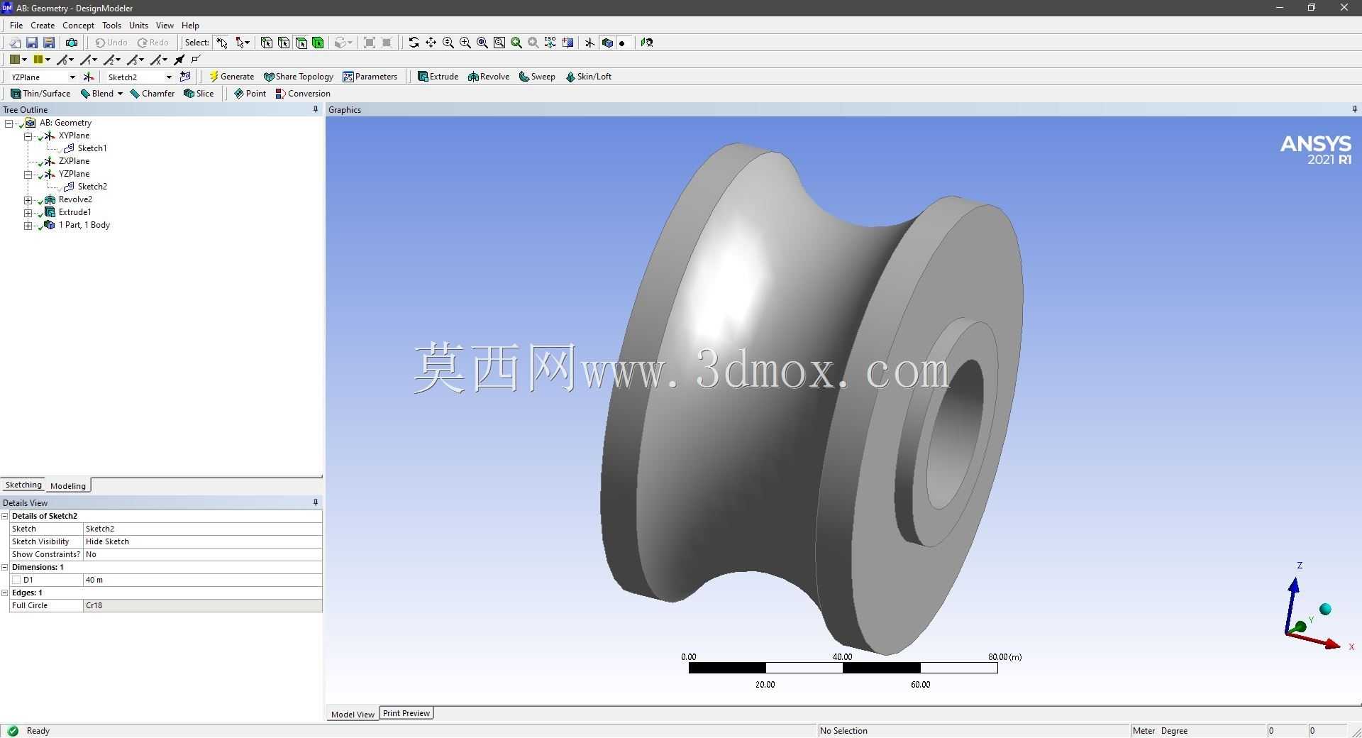 Modele 3D �� ANSYS Designer Modeler ��ʵ��