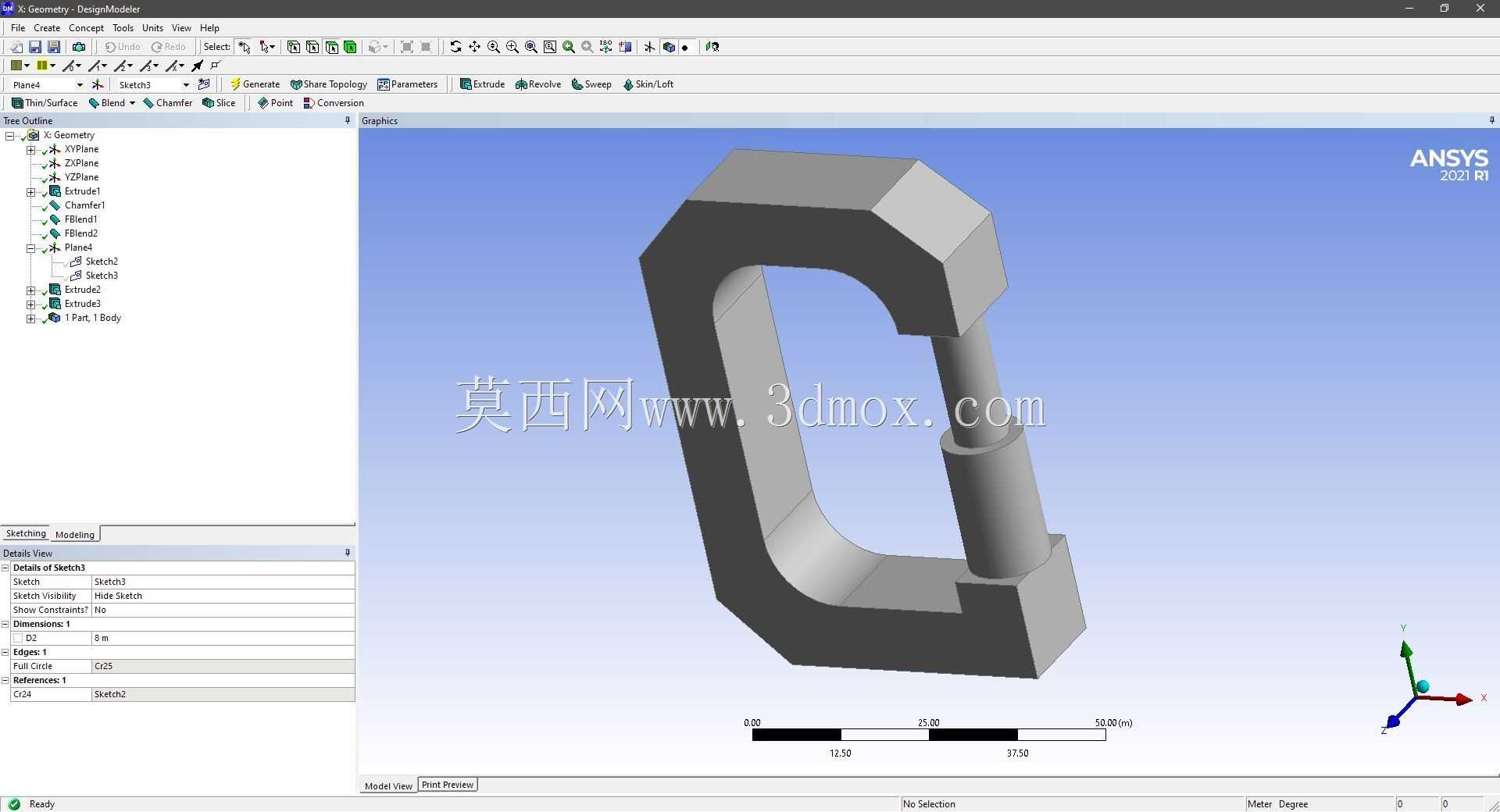 Modele 3D �� ANSYS Designer Modeler ��ʵ��