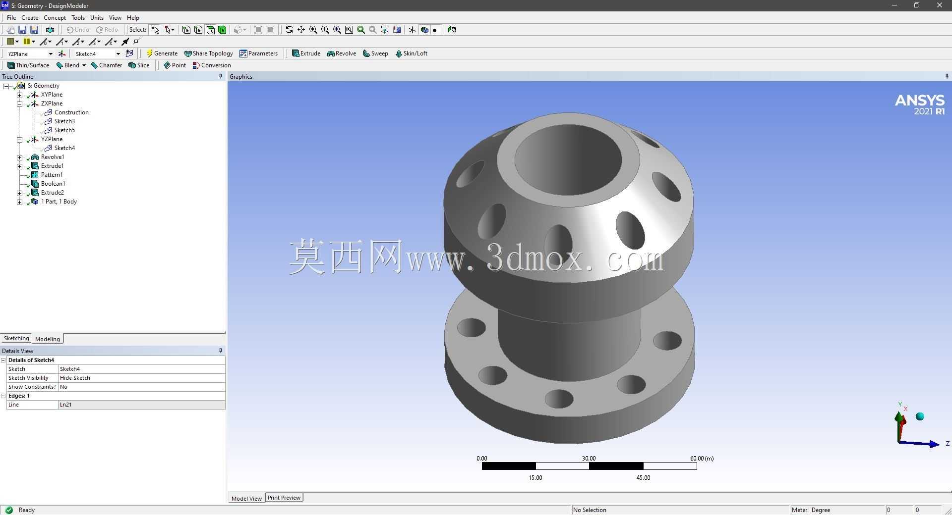 Modele 3D �� ANSYS Designer Modeler ��ʵ��