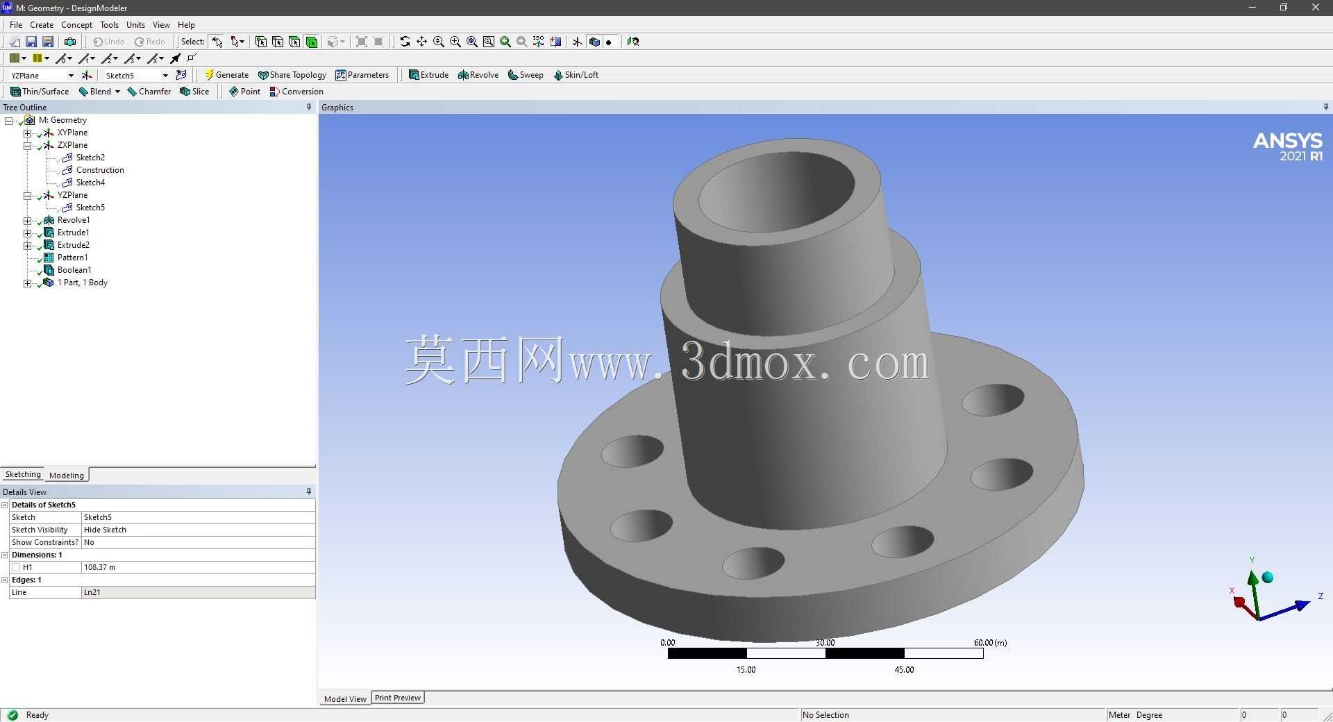 Modele 3D �� ANSYS Designer Modeler ��ʵ��