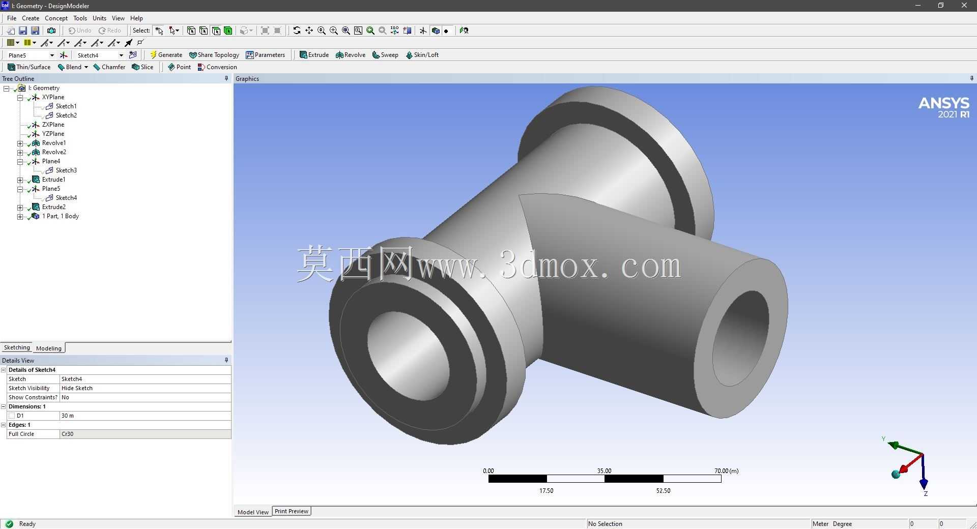Modele 3D �� ANSYS Designer Modeler ��ʵ��