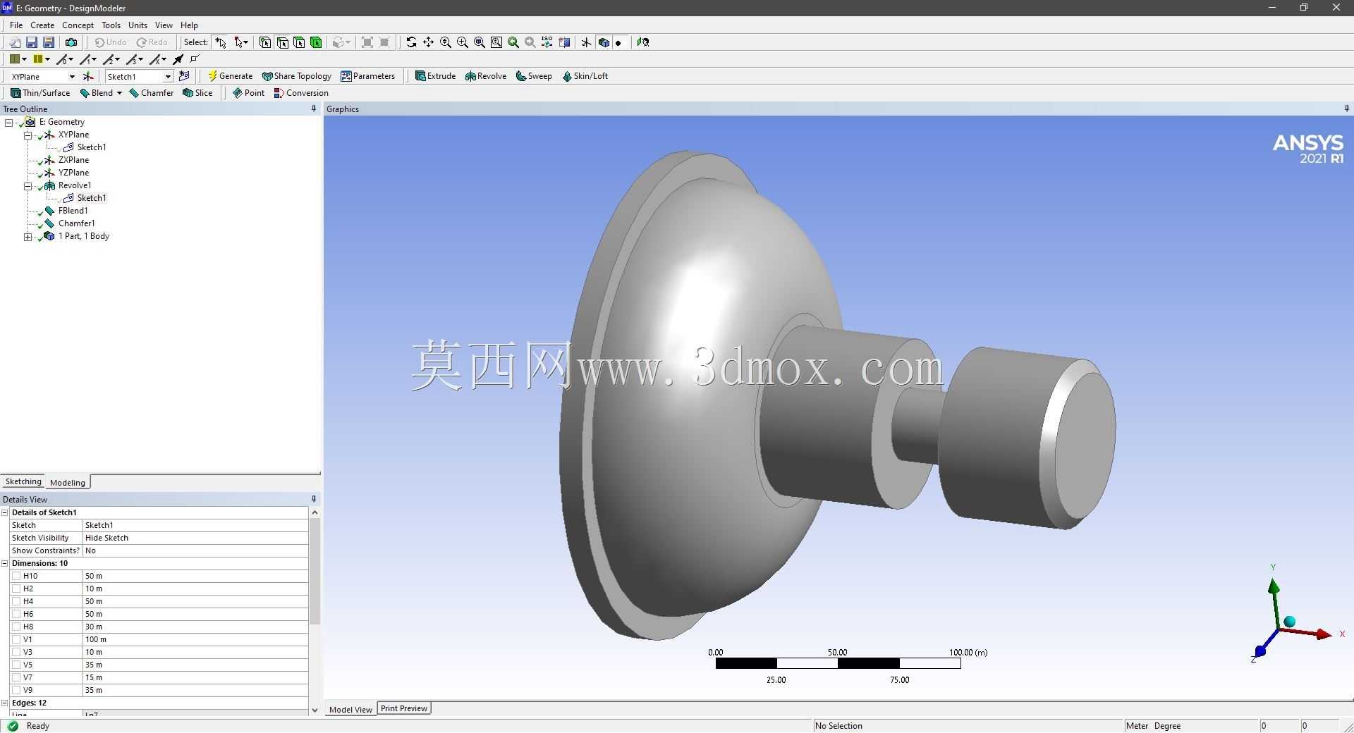 Modele 3D �� ANSYS Designer Modeler ��ʵ��