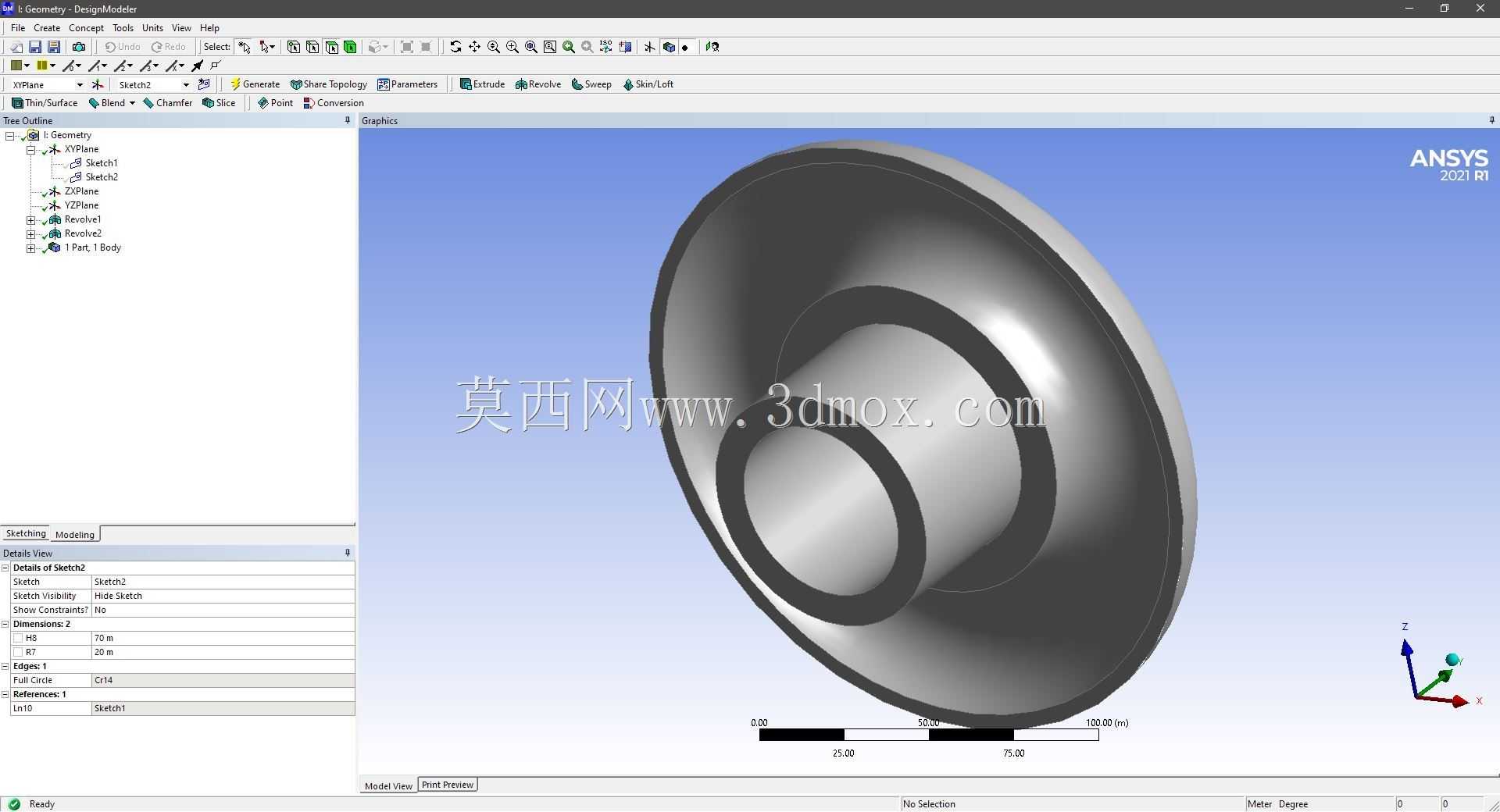 Modele 3D �� ANSYS Designer Modeler ��ʵ��