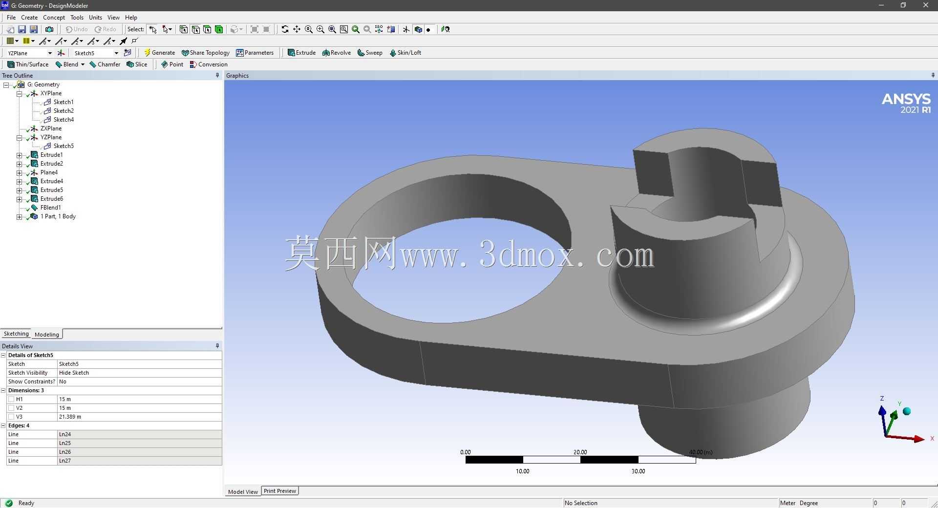 Modele 3D �� ANSYS Designer Modeler ��ʵ��