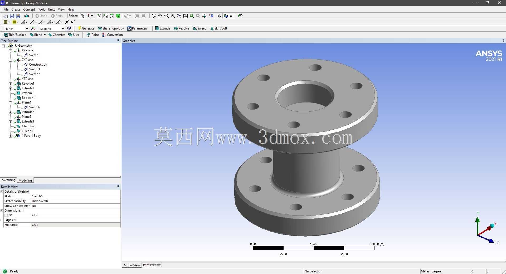 Modele 3D �� ANSYS Designer Modeler ��ʵ��