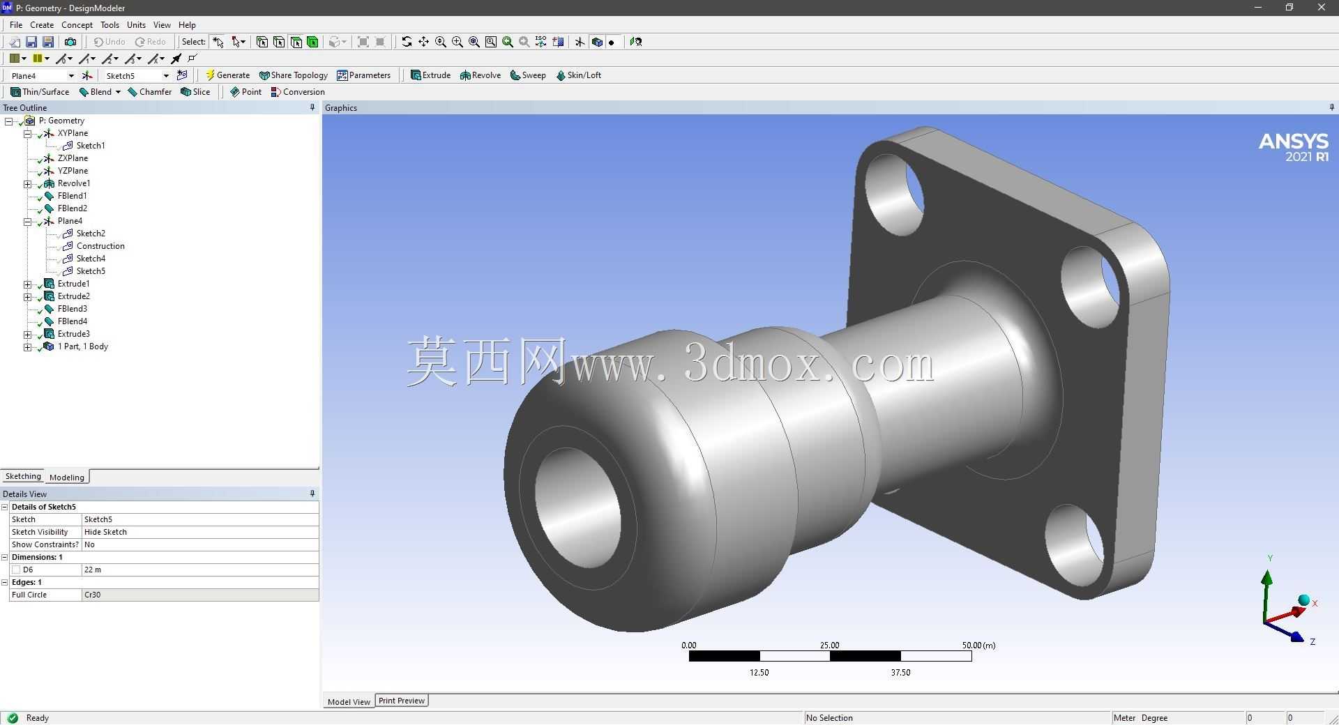 Modele 3D �� ANSYS Designer Modeler ��ʵ��