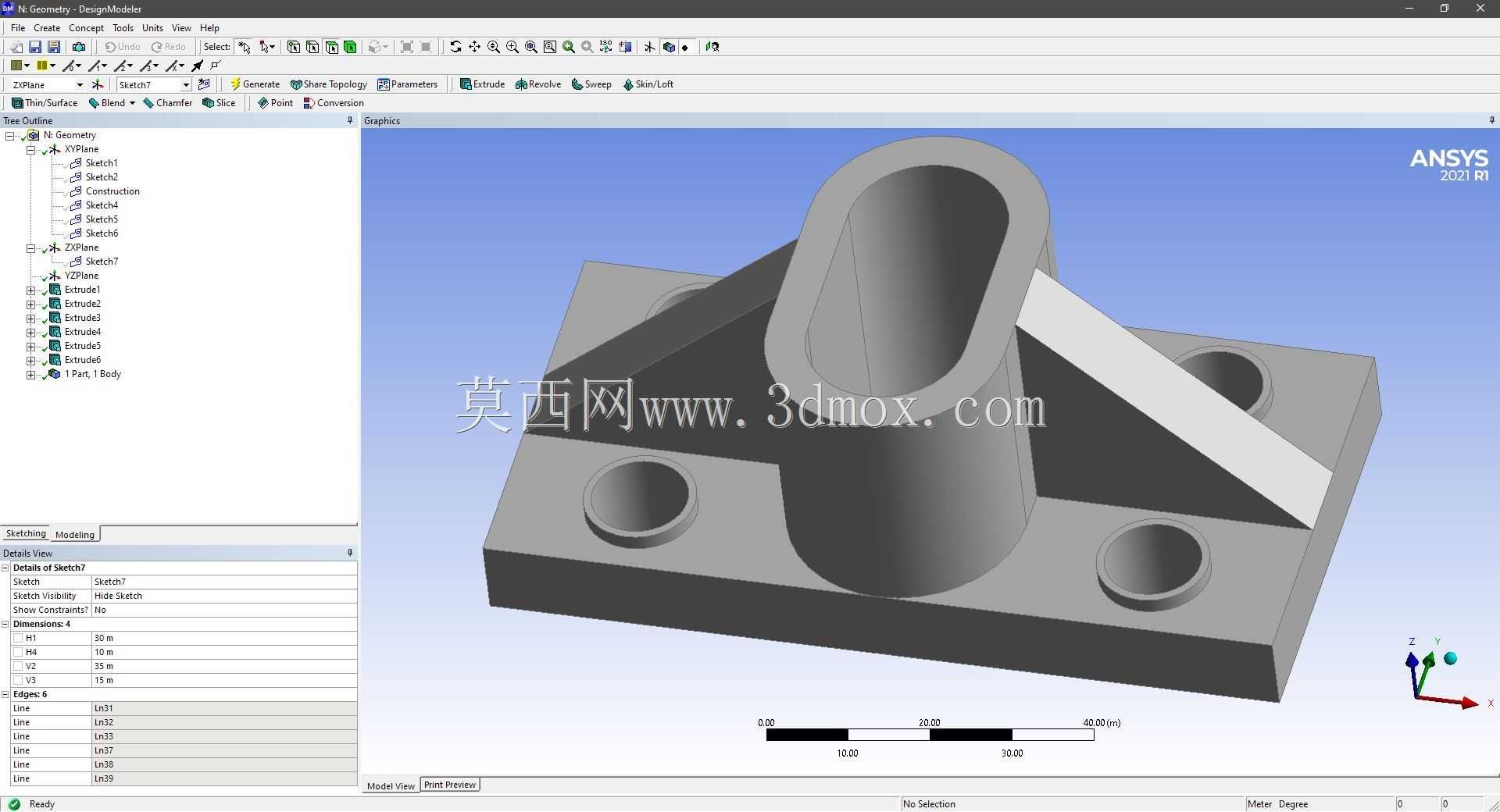 Modele 3D �� ANSYS Designer Modeler ��ʵ��