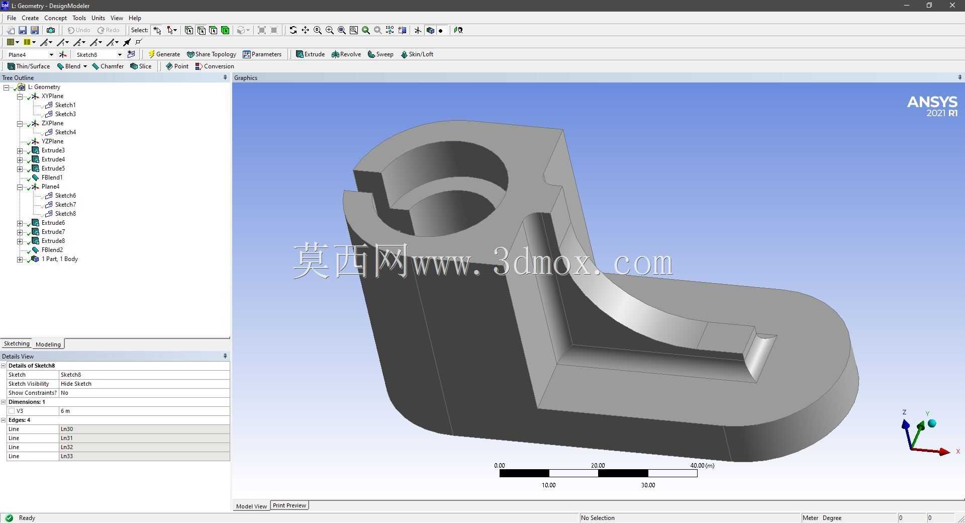 Modele 3D �� ANSYS Designer Modeler ��ʵ��