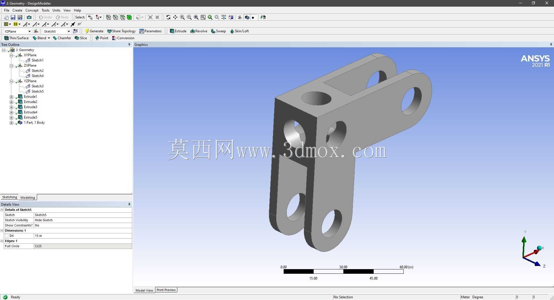 Modele 3D �� ANSYS Designer Modeler ��ʵ��