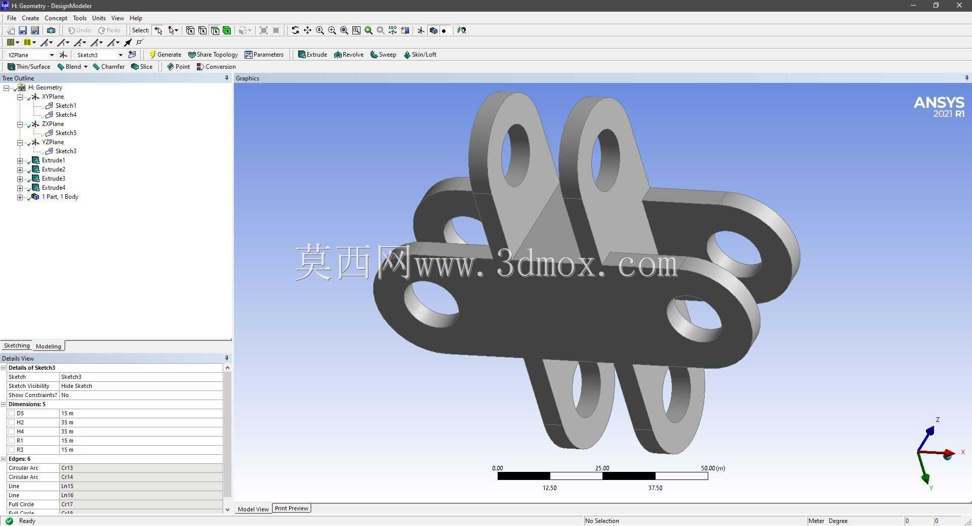 Modele 3D �� ANSYS Designer Modeler ��ʵ��