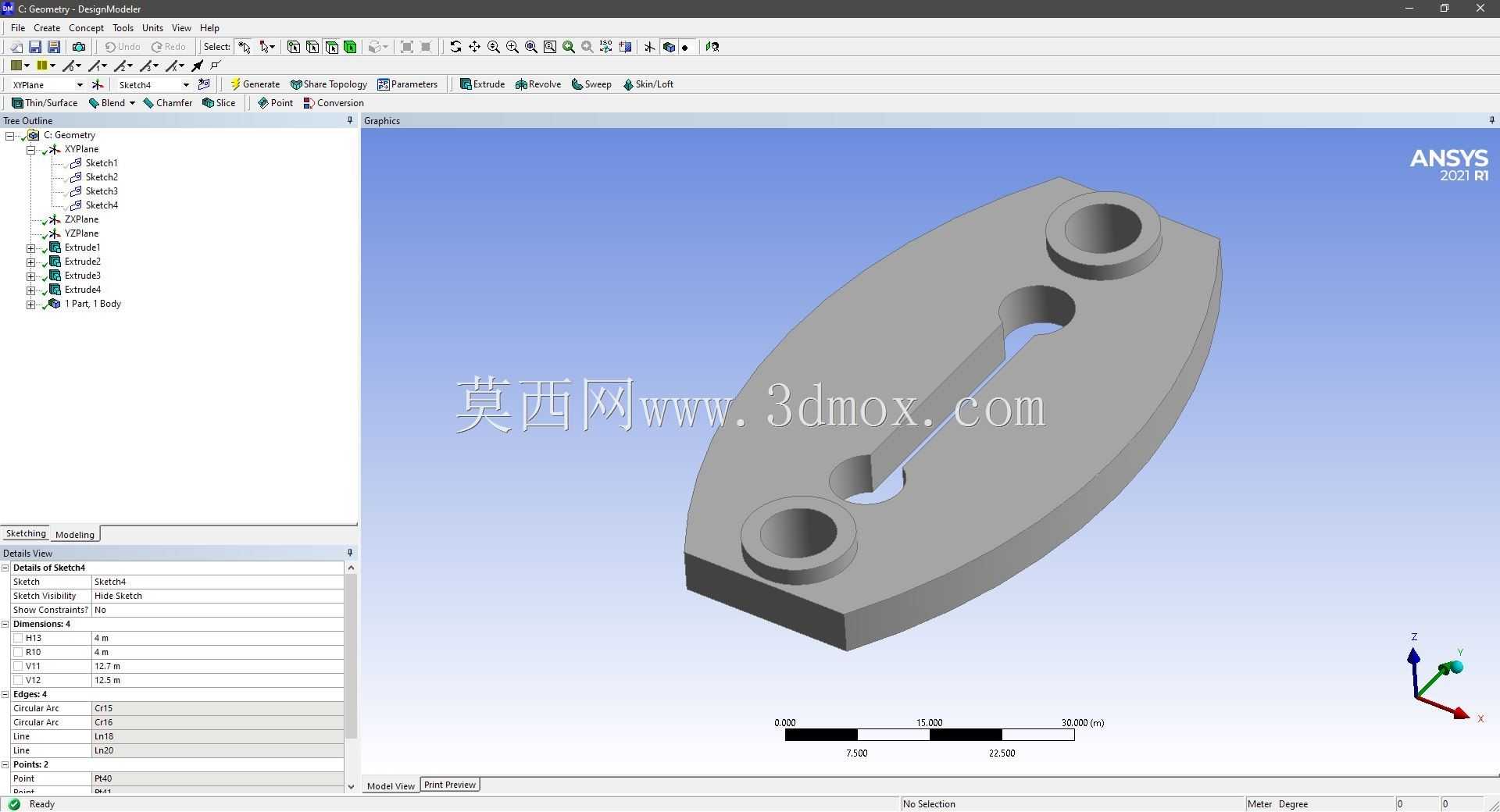 Modele 3D �� ANSYS Designer Modeler ��ʵ��