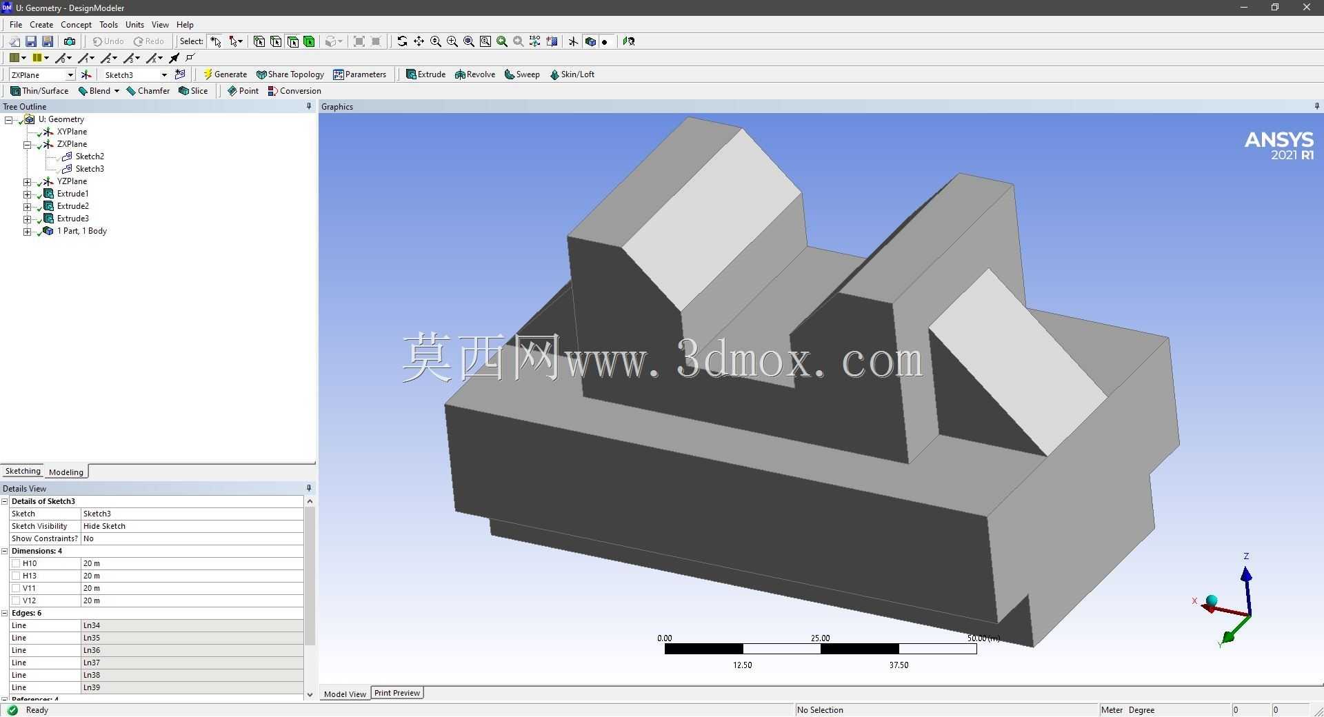 Modele 3D �� ANSYS Designer Modeler ��ʵ��