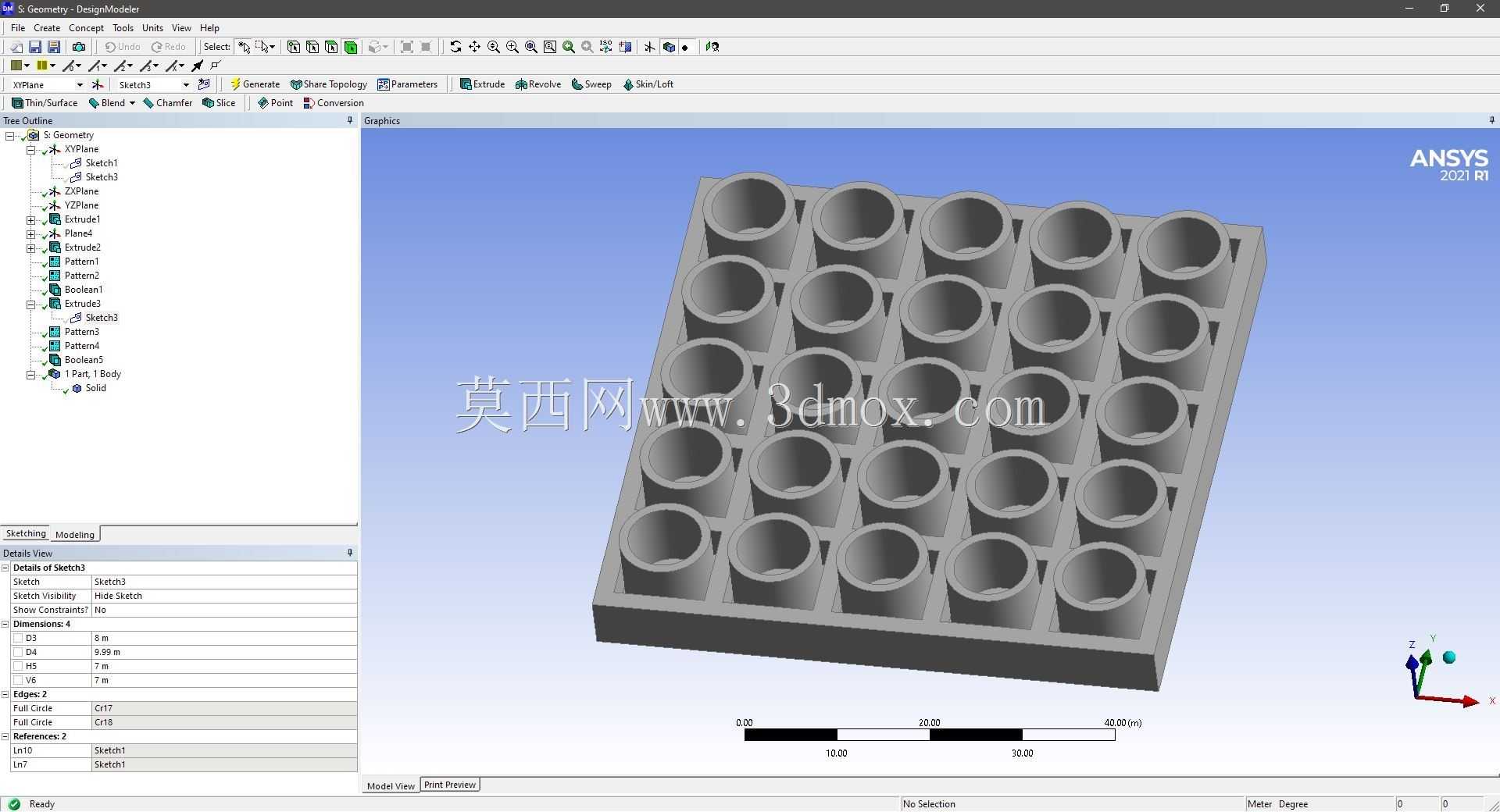 Modele 3D �� ANSYS Designer Modeler ��ʵ��