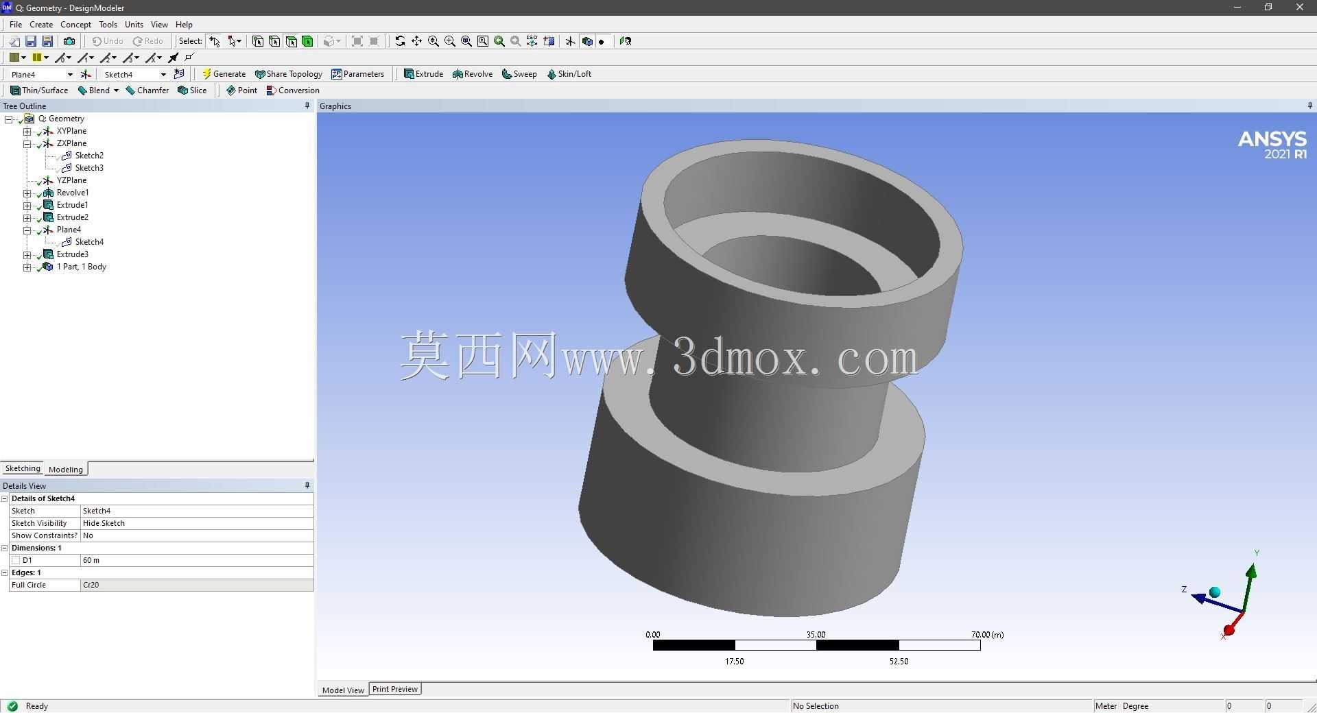 Modele 3D �� ANSYS Designer Modeler ��ʵ��