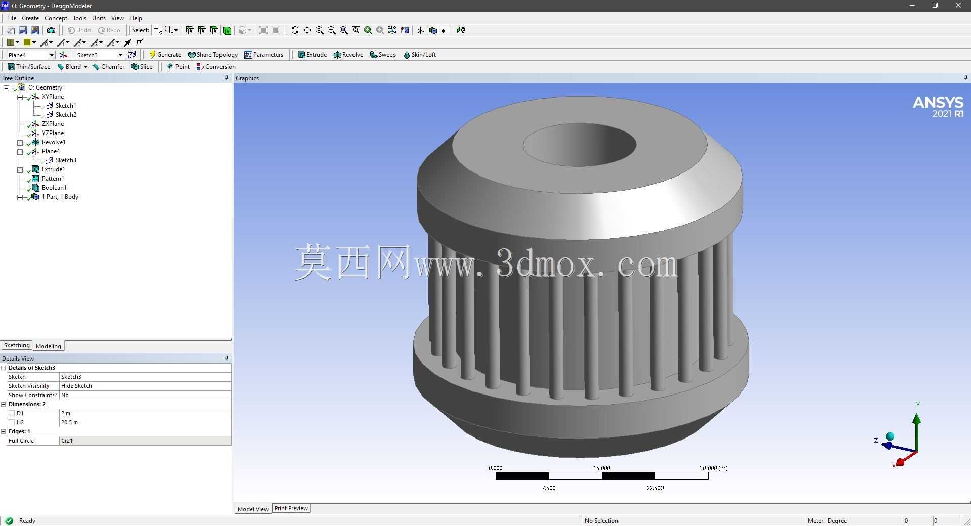 Modele 3D �� ANSYS Designer Modeler ��ʵ��