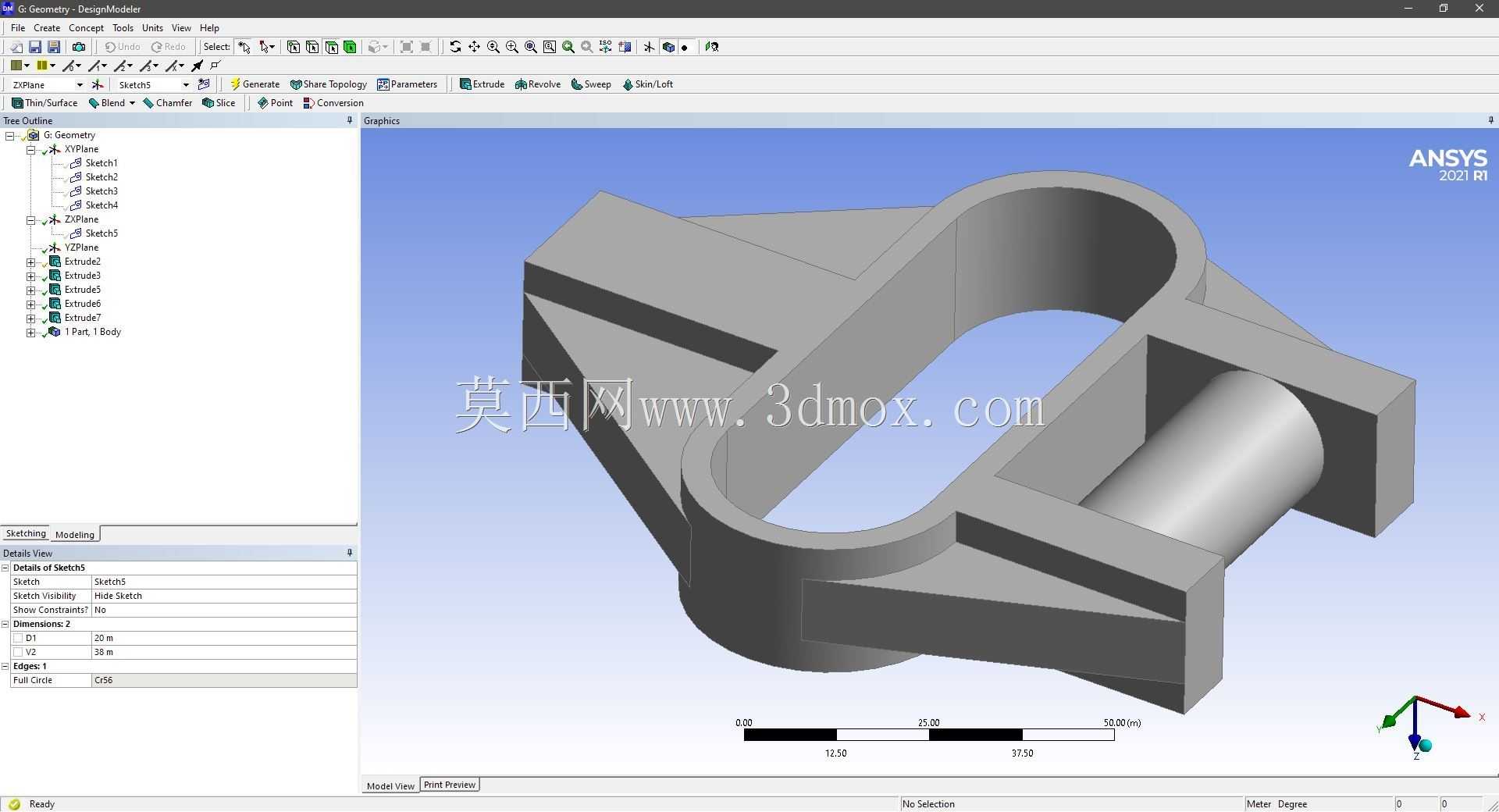 Modele 3D �� ANSYS Designer Modeler ��ʵ��