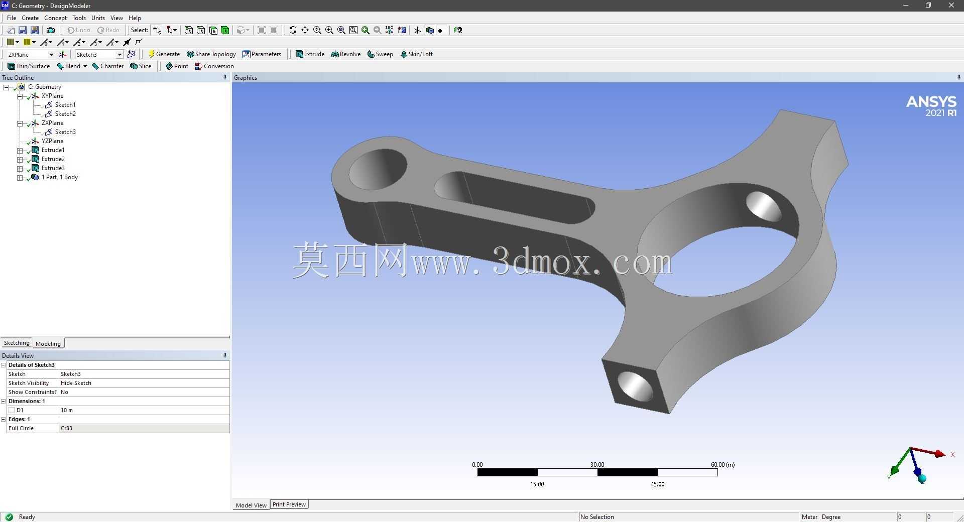 Modele 3D �� ANSYS Designer Modeler ��ʵ��