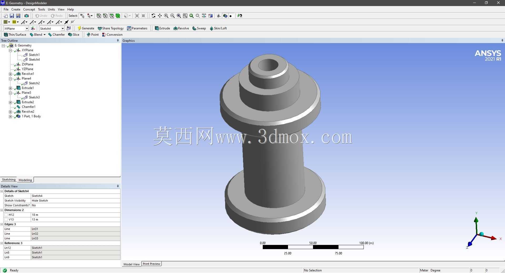 Modele 3D �� ANSYS Designer Modeler ��ʵ��