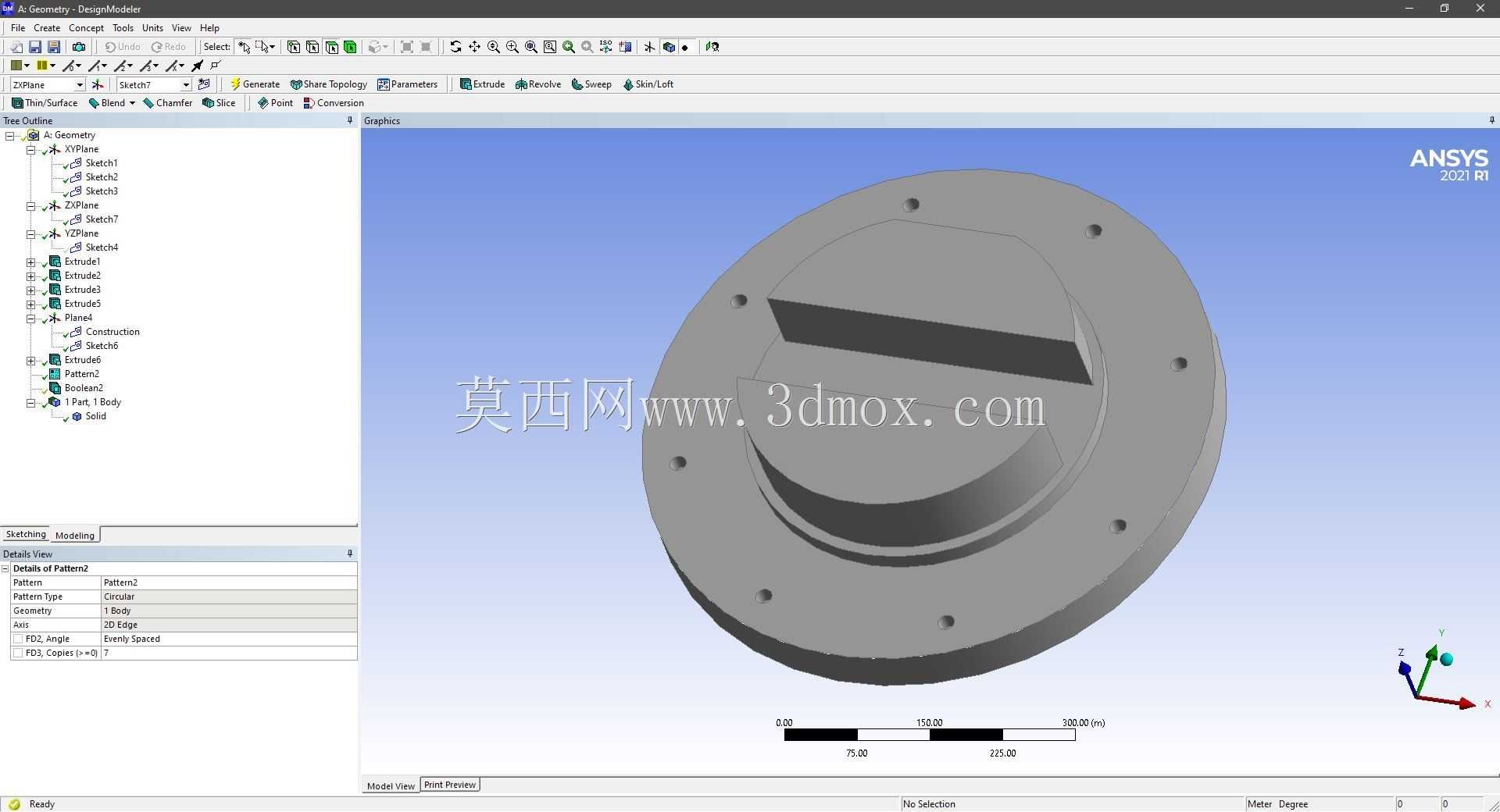 Modele 3D �� ANSYS Designer Modeler ��ʵ��