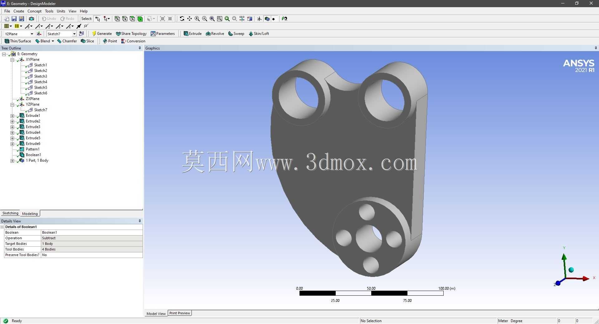 Modele 3D �� ANSYS Designer Modeler ��ʵ��