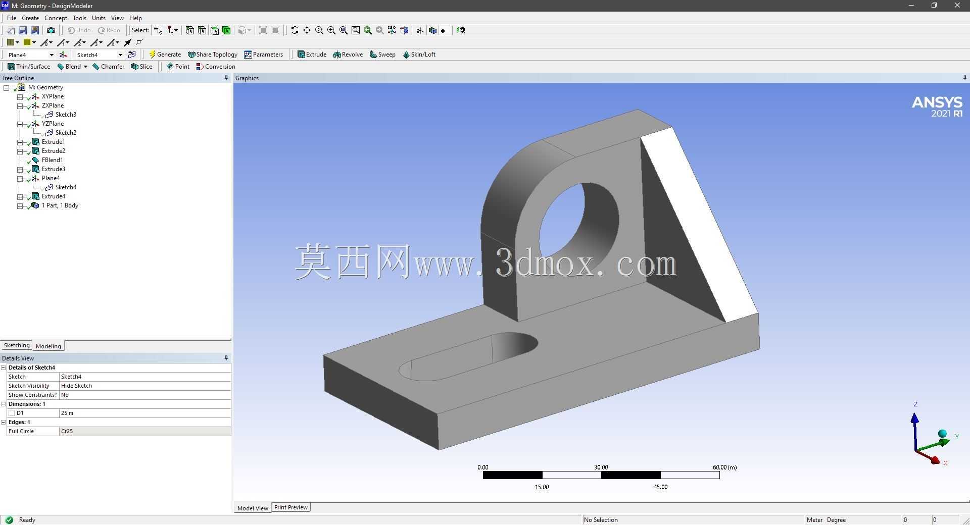 Modele 3D �� ANSYS Designer Modeler ��ʵ��