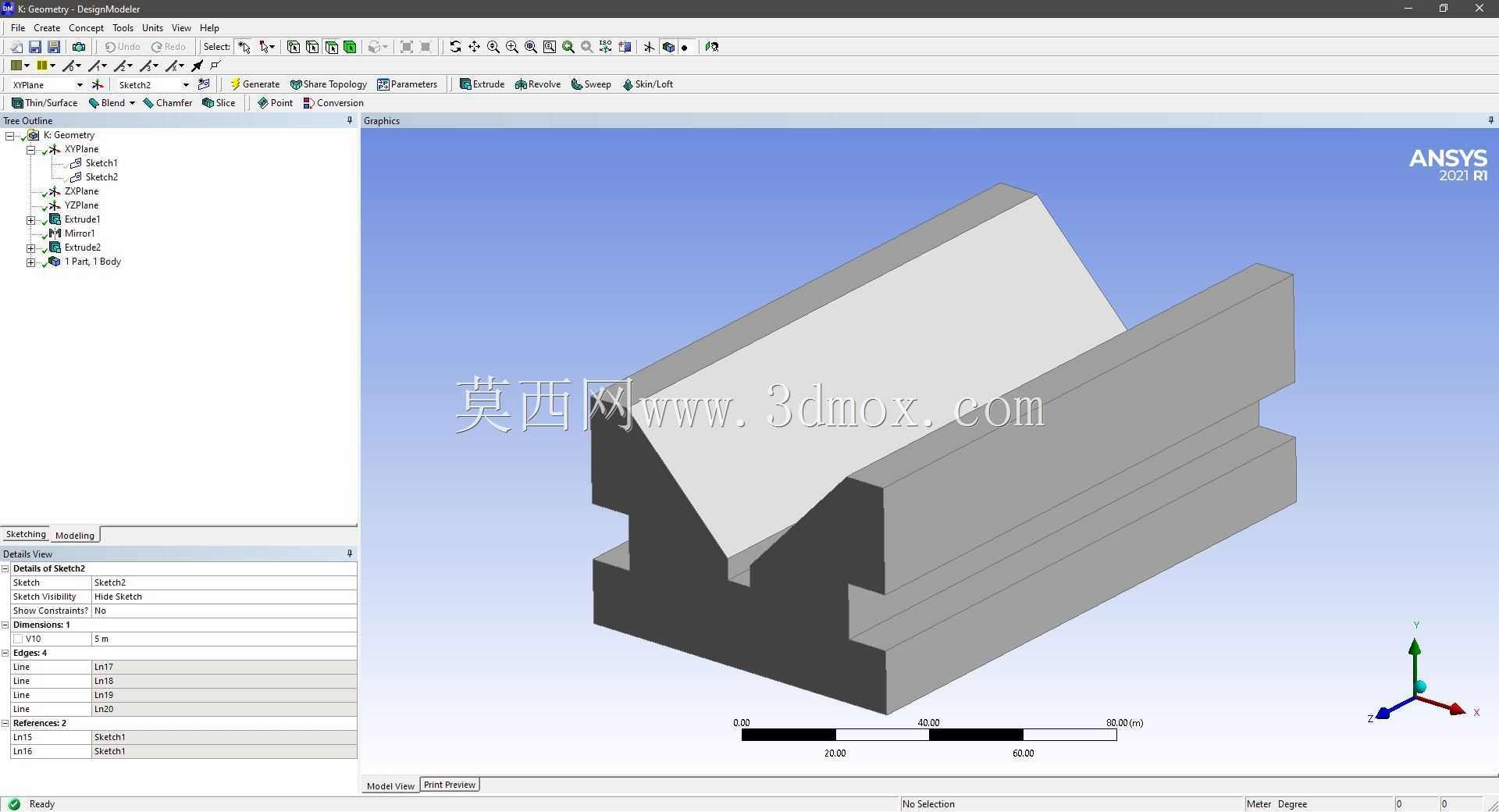 Modele 3D �� ANSYS Designer Modeler ��ʵ��