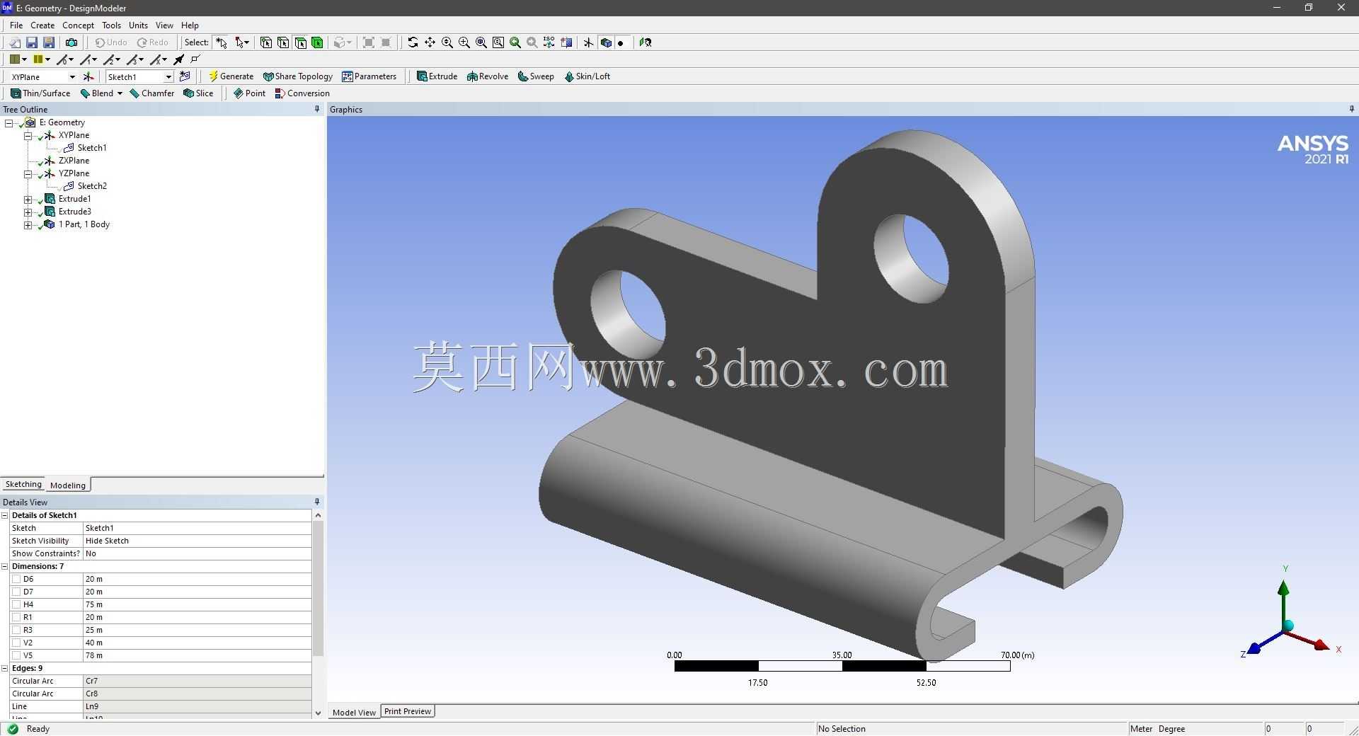 Modele 3D �� ANSYS Designer Modeler ��ʵ��