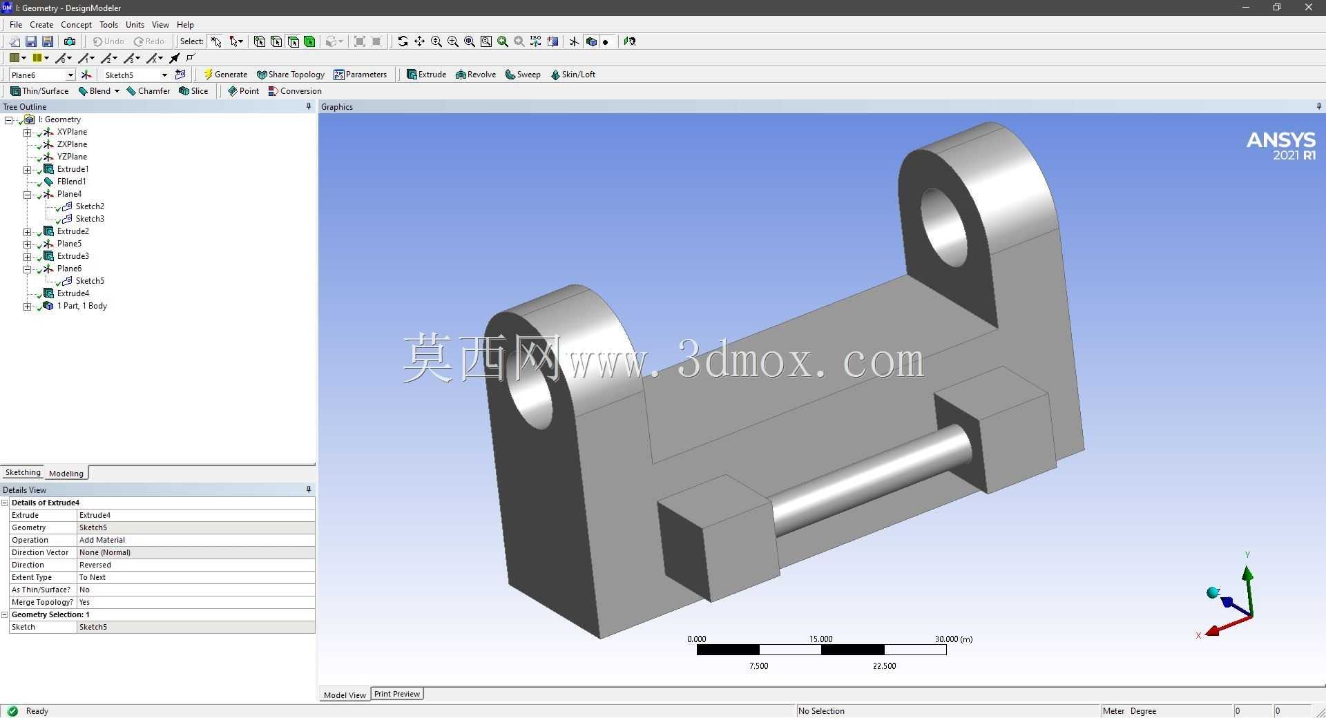 Modele 3D �� ANSYS Designer Modeler ��ʵ��