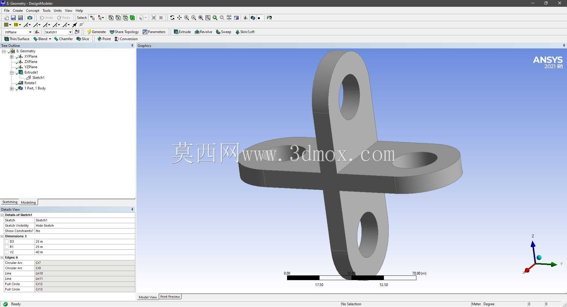 Modele 3D �� ANSYS Designer Modeler ��ʵ��