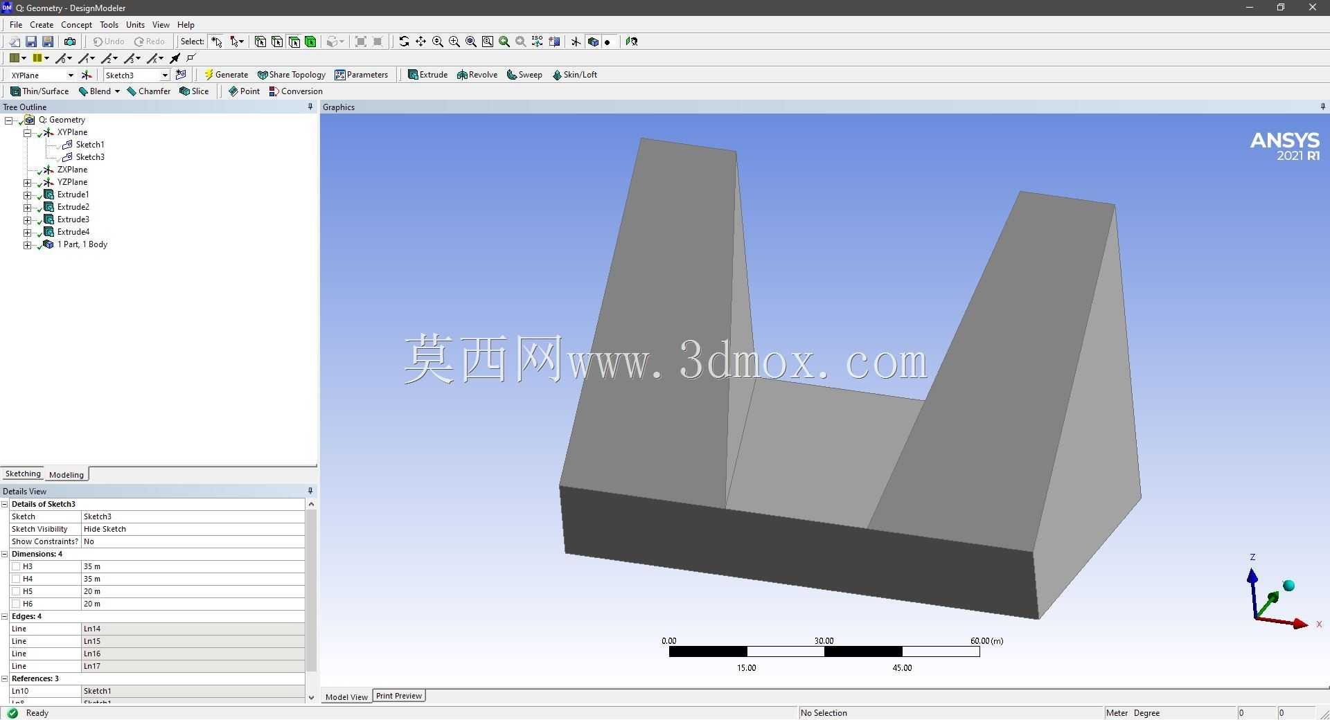 Modele 3D �� ANSYS Designer Modeler ��ʵ��