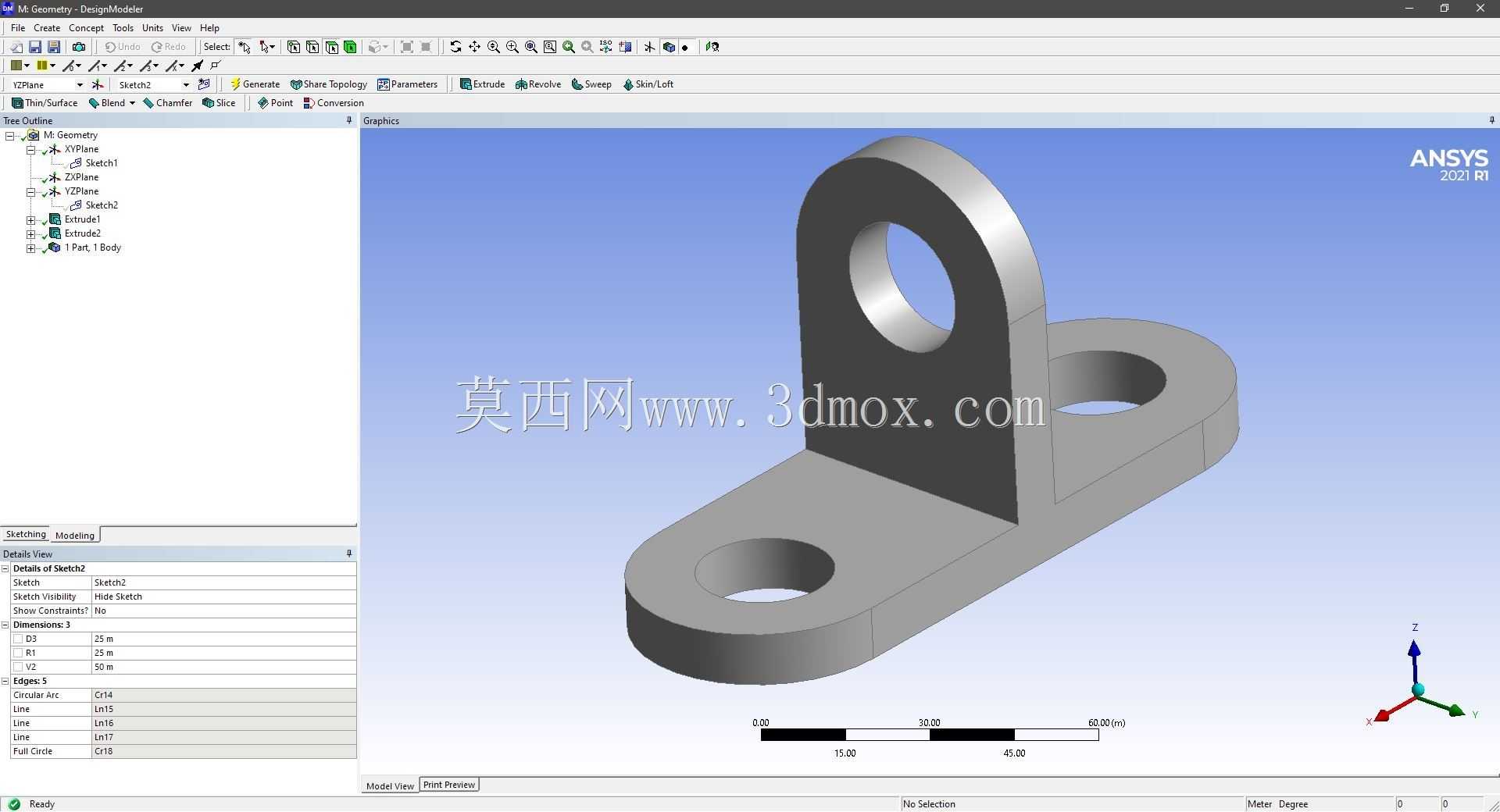 Modele 3D �� ANSYS Designer Modeler ��ʵ��