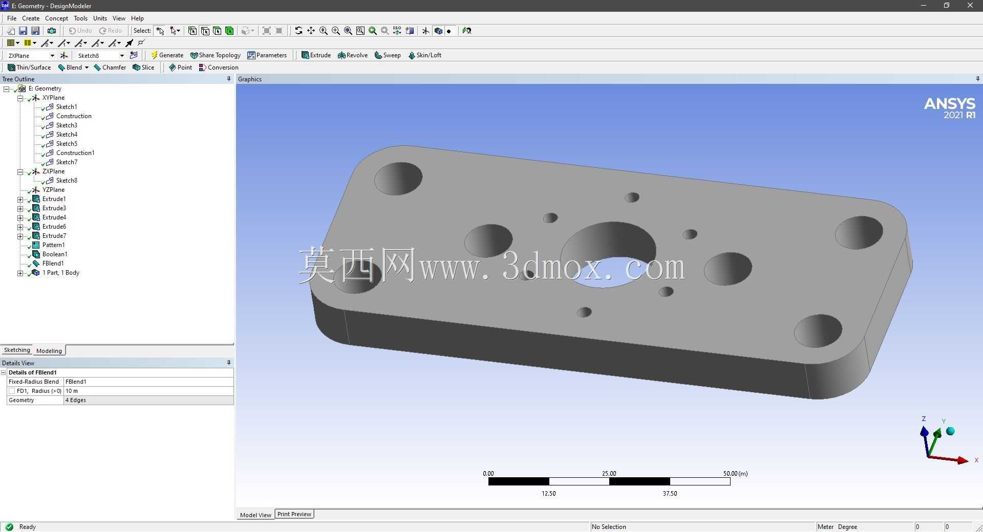 Modele 3D �� ANSYS Designer Modeler ��ʵ��