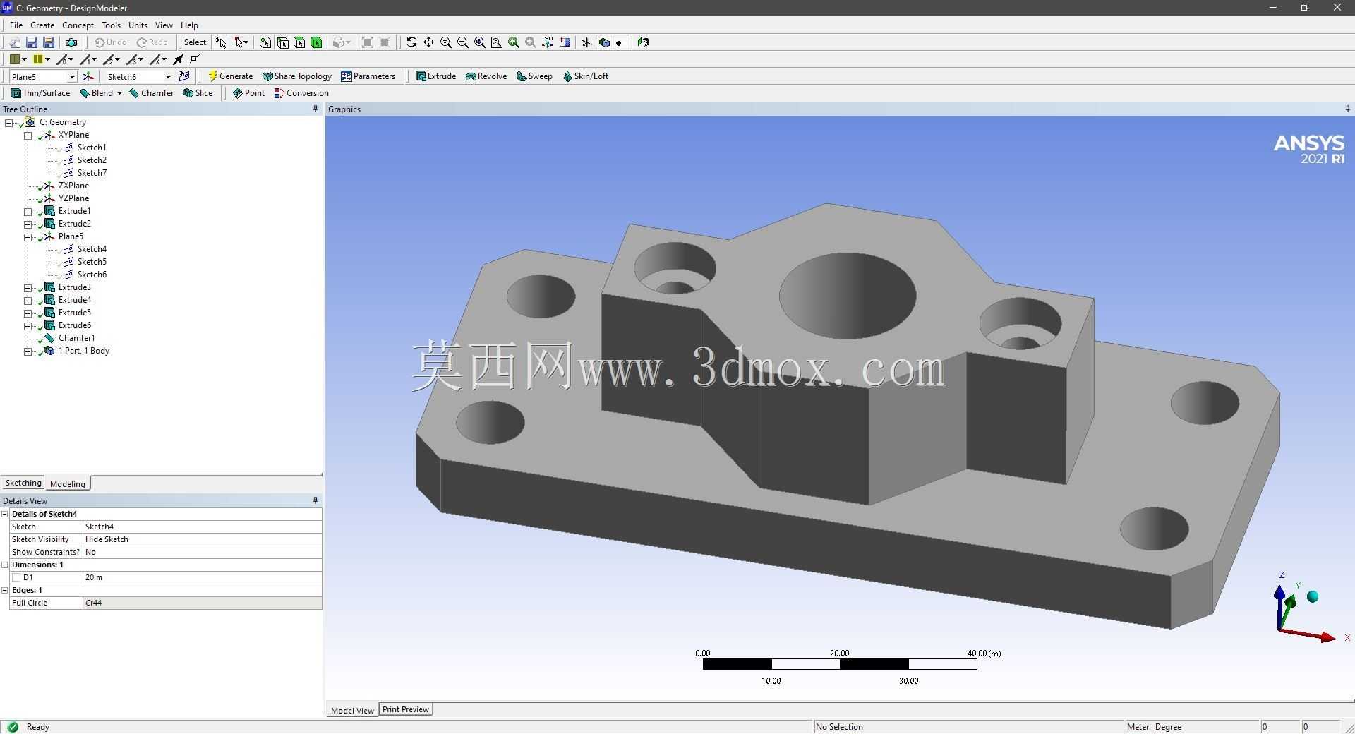 Modele 3D �� ANSYS Designer Modeler ��ʵ��