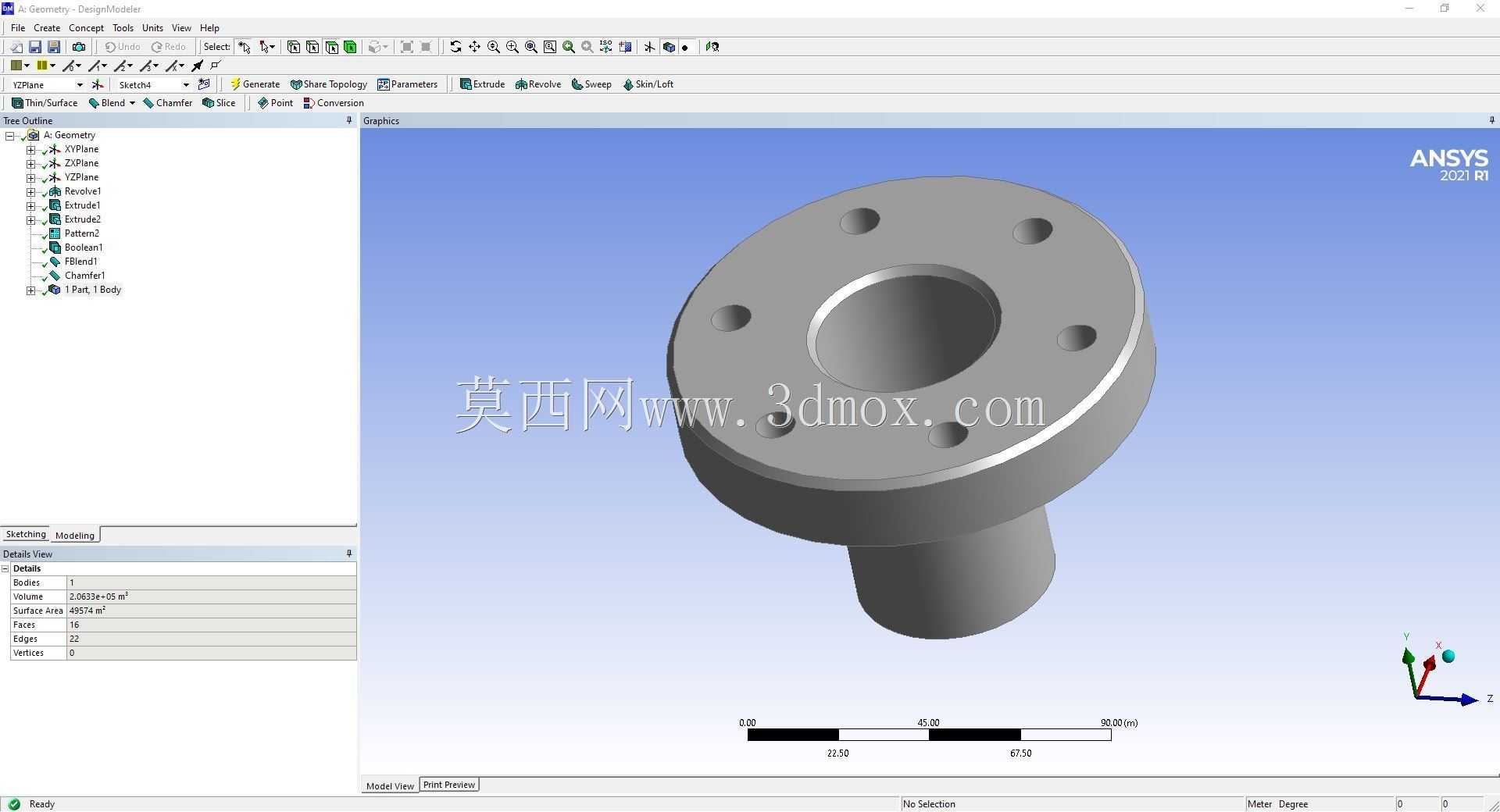 Modele 3D �� ANSYS Designer Modeler ��ʵ��