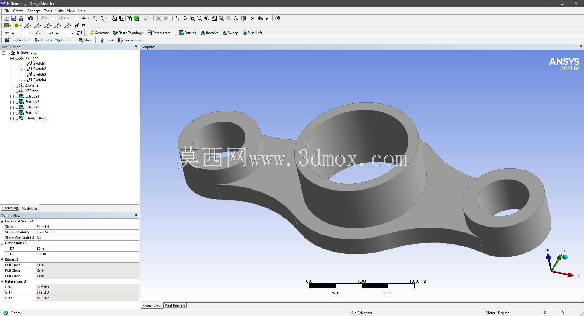 Modele 3D �� ANSYS Designer Modeler ��ʵ��