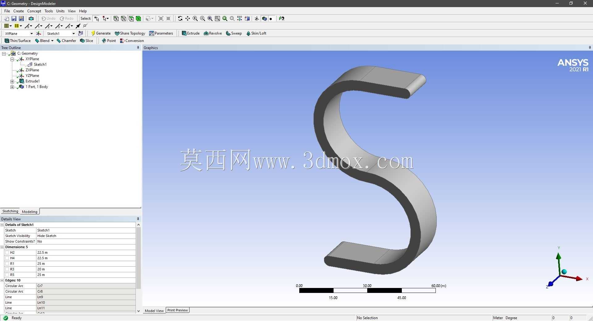 Modele 3D �� ANSYS Designer Modeler ��ʵ��